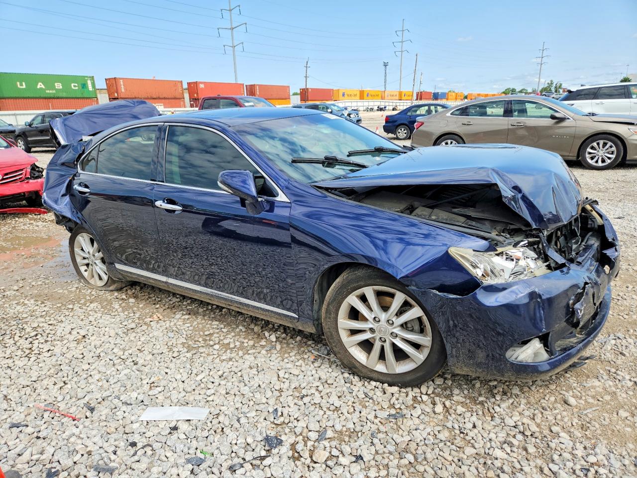2011 Lexus Es 350 Blue vin: JTHBK1EG9B2434518