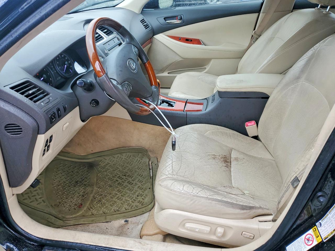 2011 Lexus Es 350 Black vin: JTHBK1EG9B2436270
