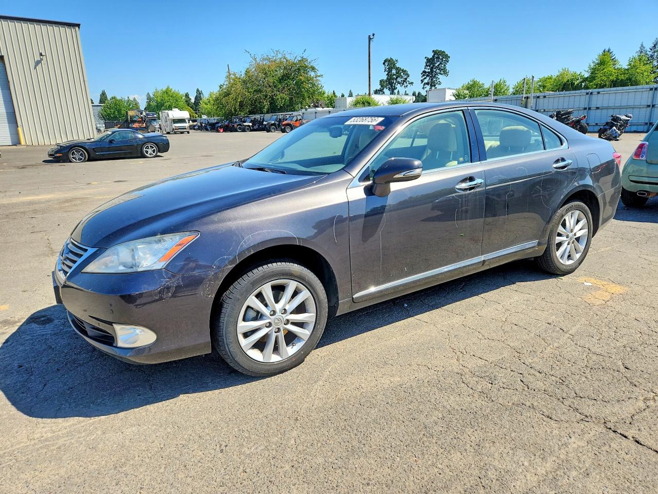 2011 Lexus Es 350 Black vin: JTHBK1EG9B2437452