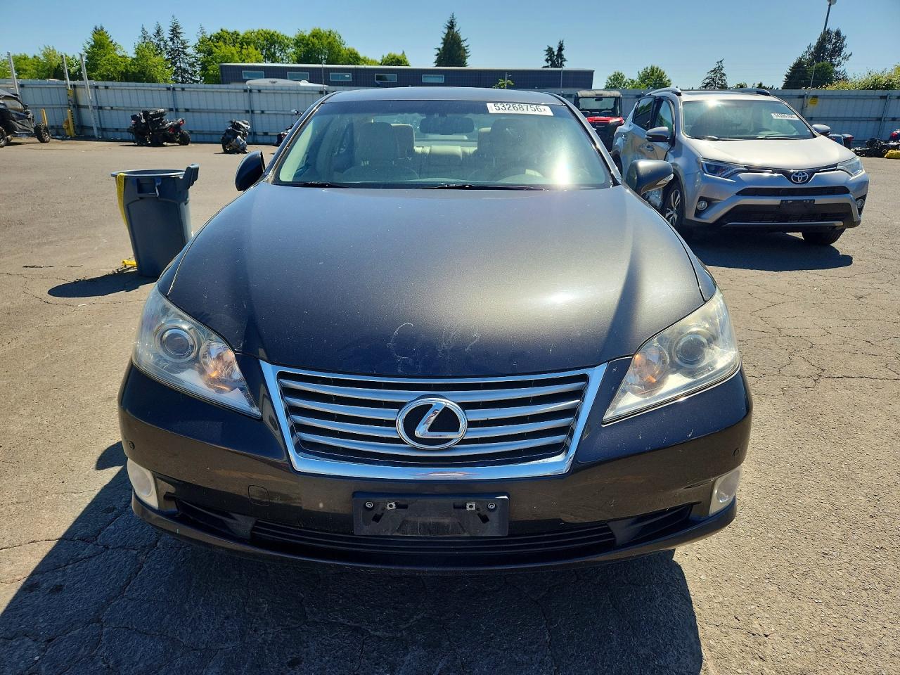 2011 Lexus Es 350 Black vin: JTHBK1EG9B2437452