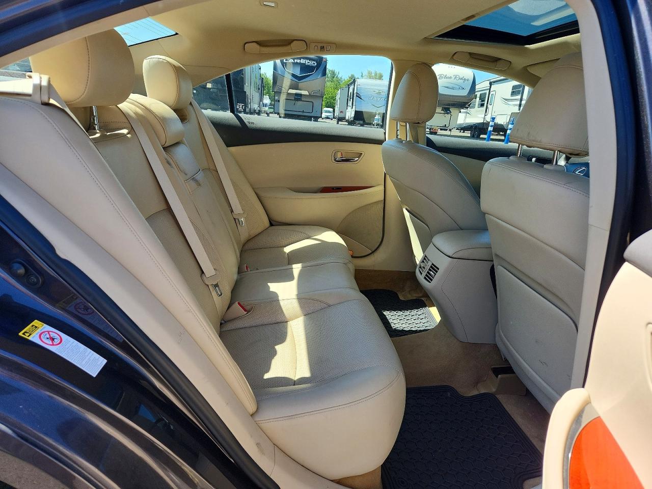 2011 Lexus Es 350 Black vin: JTHBK1EG9B2437452