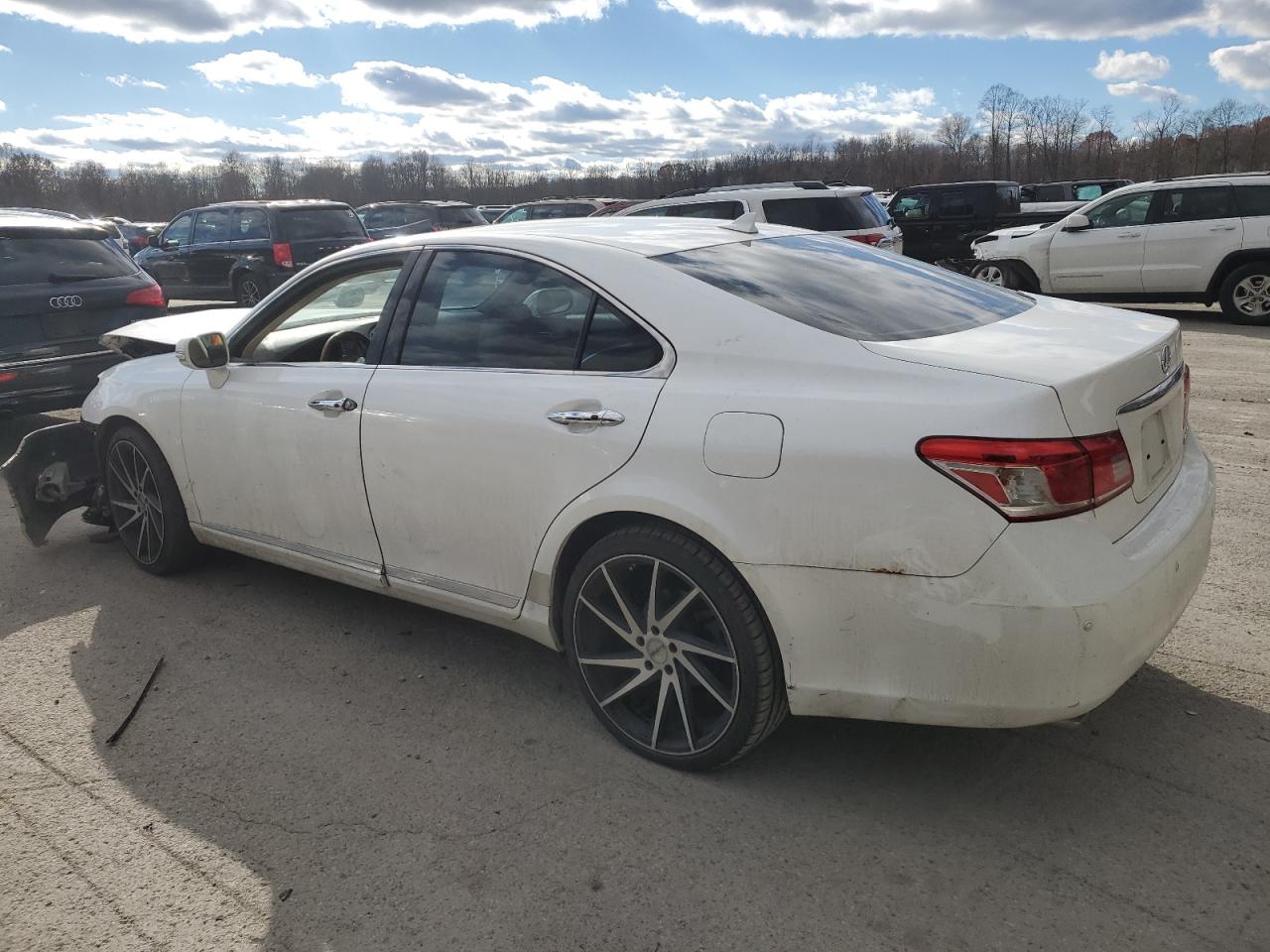 2011 Lexus Es 350 White vin: JTHBK1EG9B2438116
