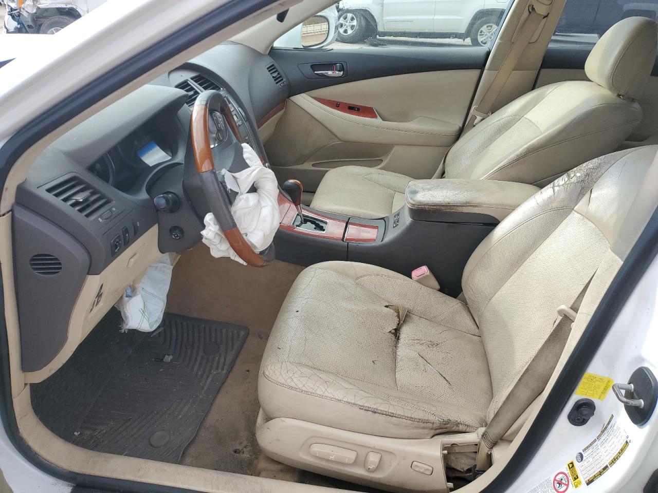 2011 Lexus Es 350 White vin: JTHBK1EG9B2438116