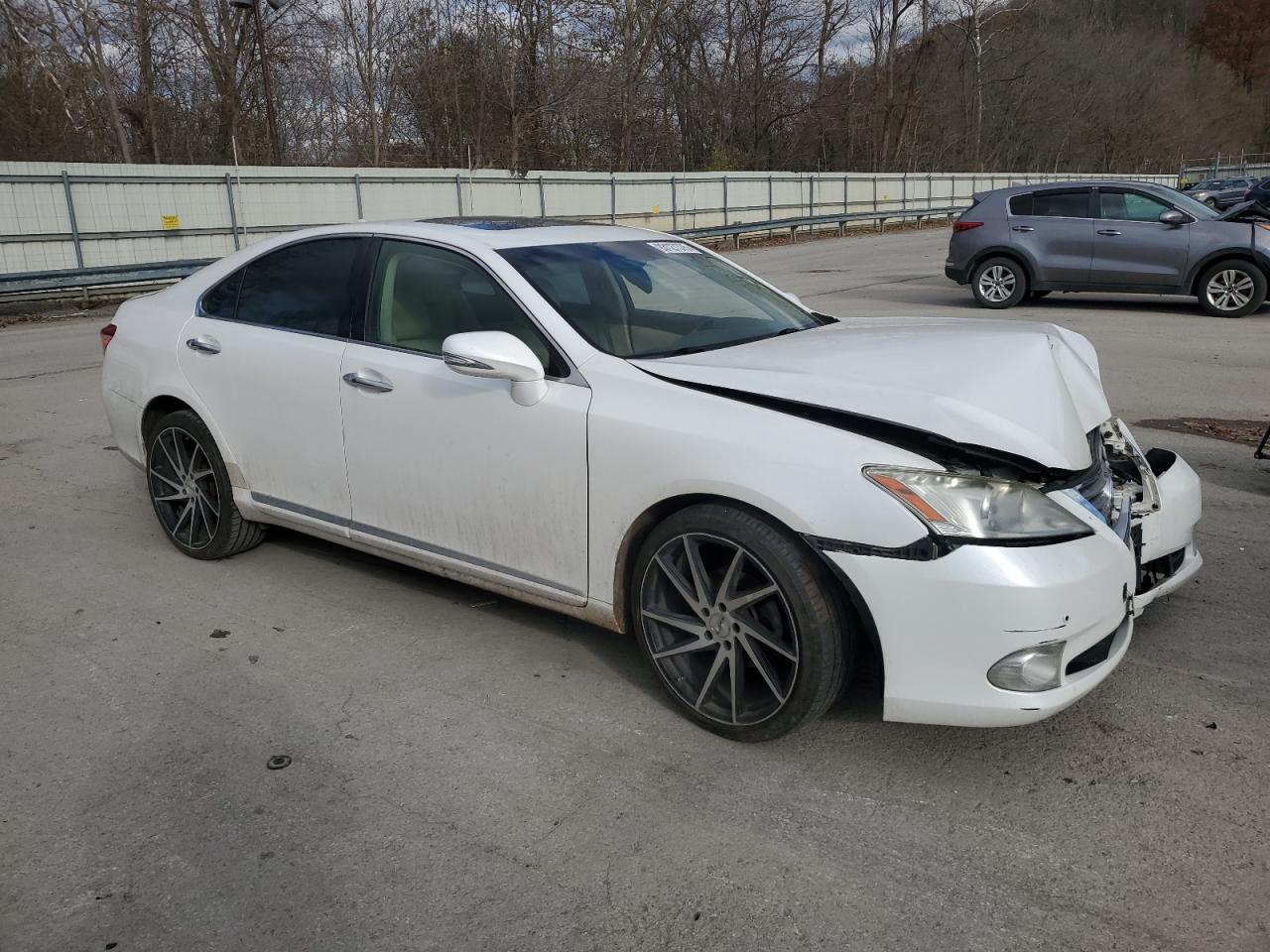 2011 Lexus Es 350 White vin: JTHBK1EG9B2438116