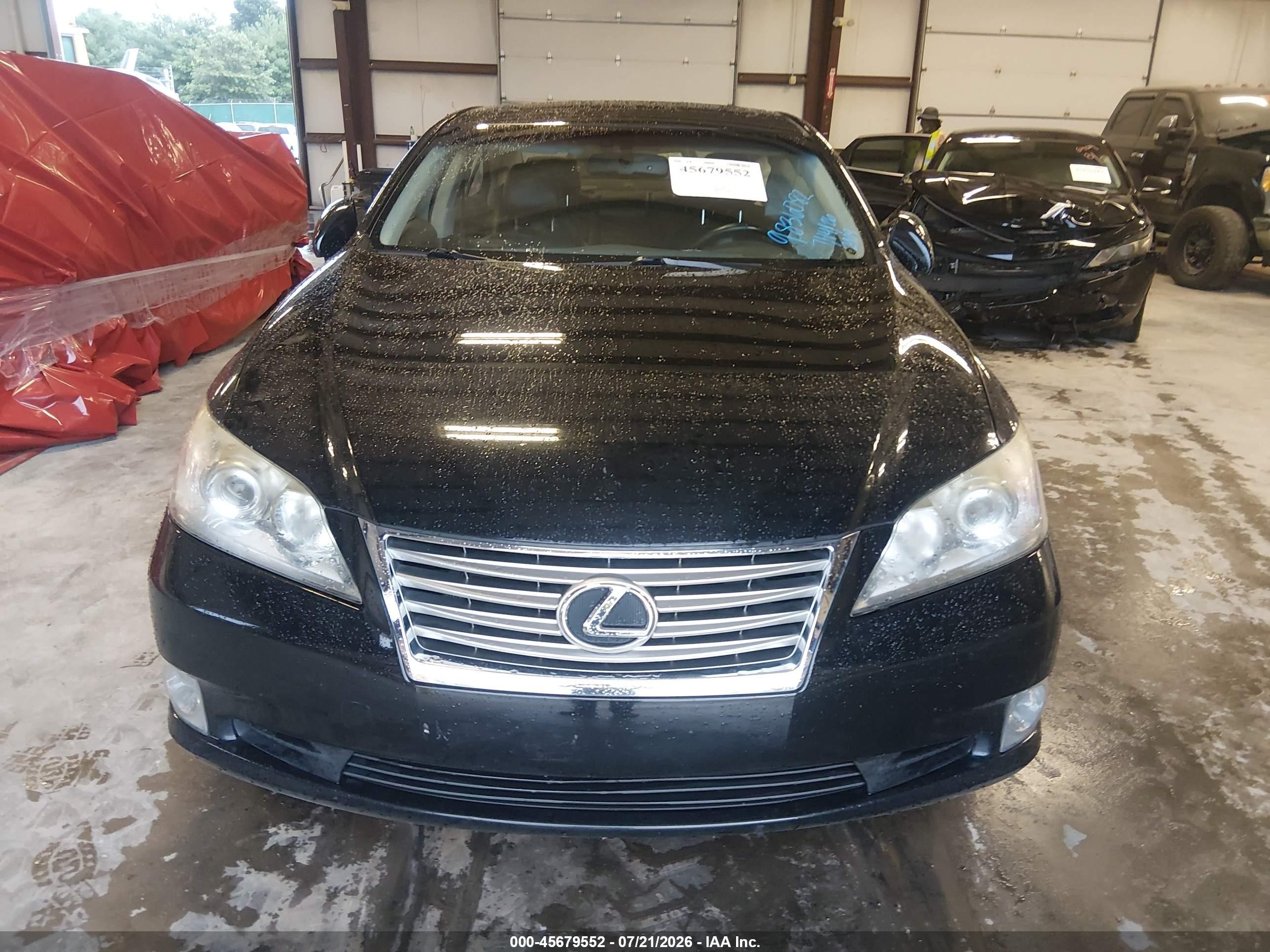 2011 Lexus Es 350   Black vin: JTHBK1EG9B2442909