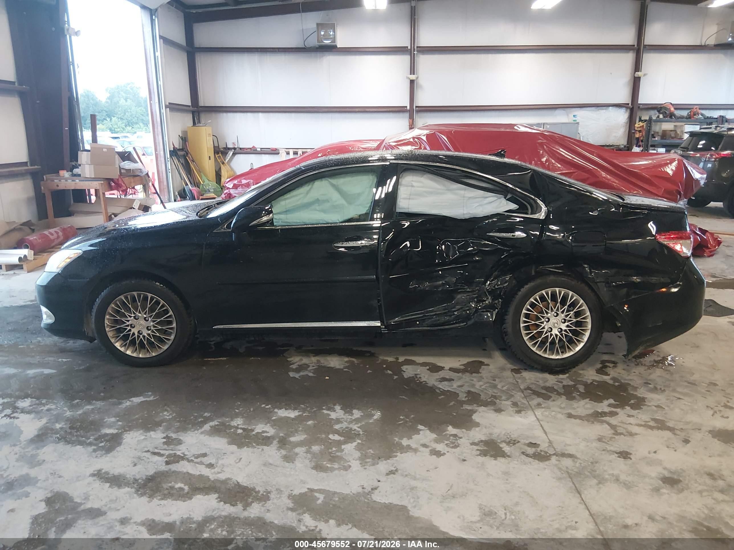 2011 Lexus Es 350   Black vin: JTHBK1EG9B2442909
