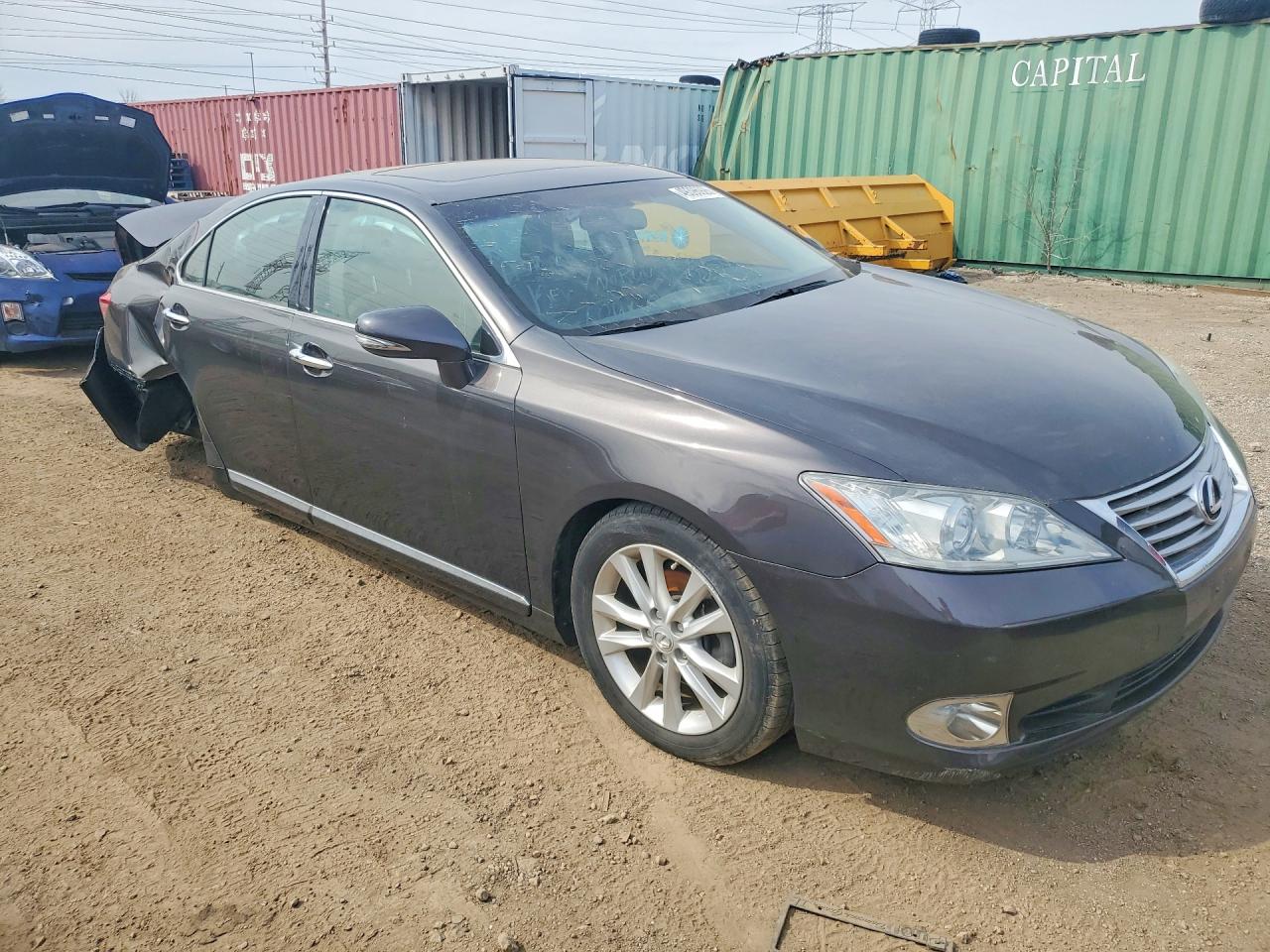 2011 Lexus Es 350 Black vin: JTHBK1EG9B2466496