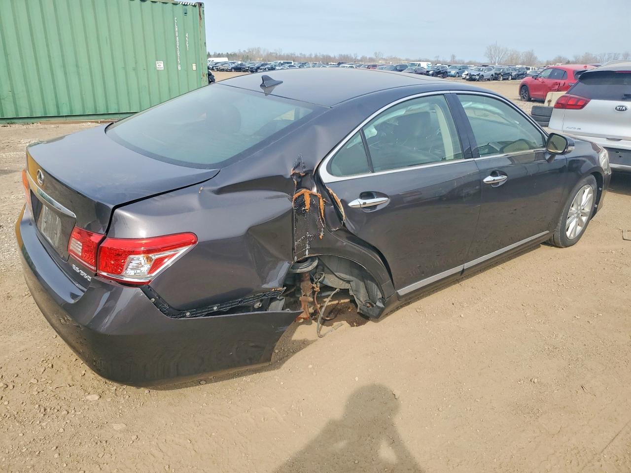 2011 Lexus Es 350 Black vin: JTHBK1EG9B2466496