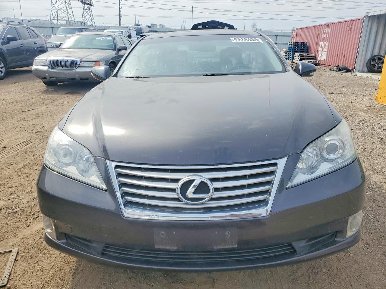 2011 Lexus Es 350 Black vin: JTHBK1EG9B2466496