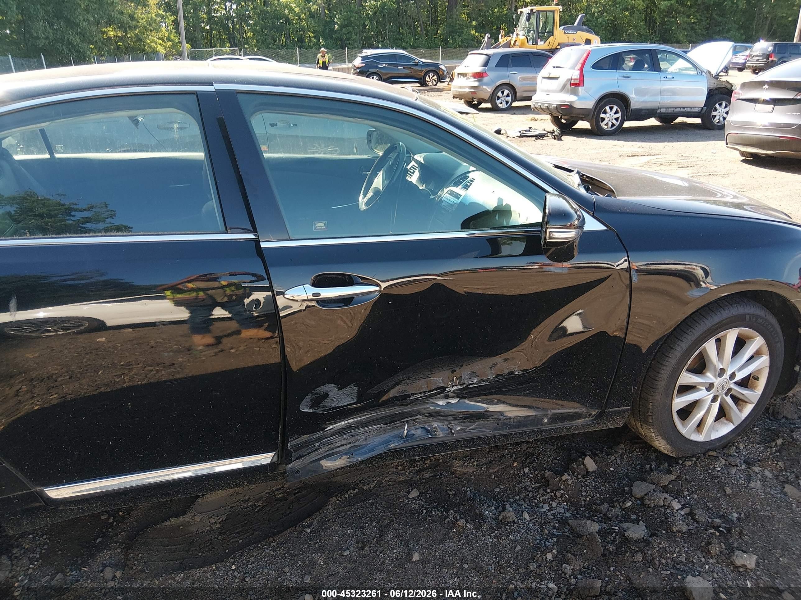 2011 Lexus Es 350 Black vin: JTHBK1EG9B2467292