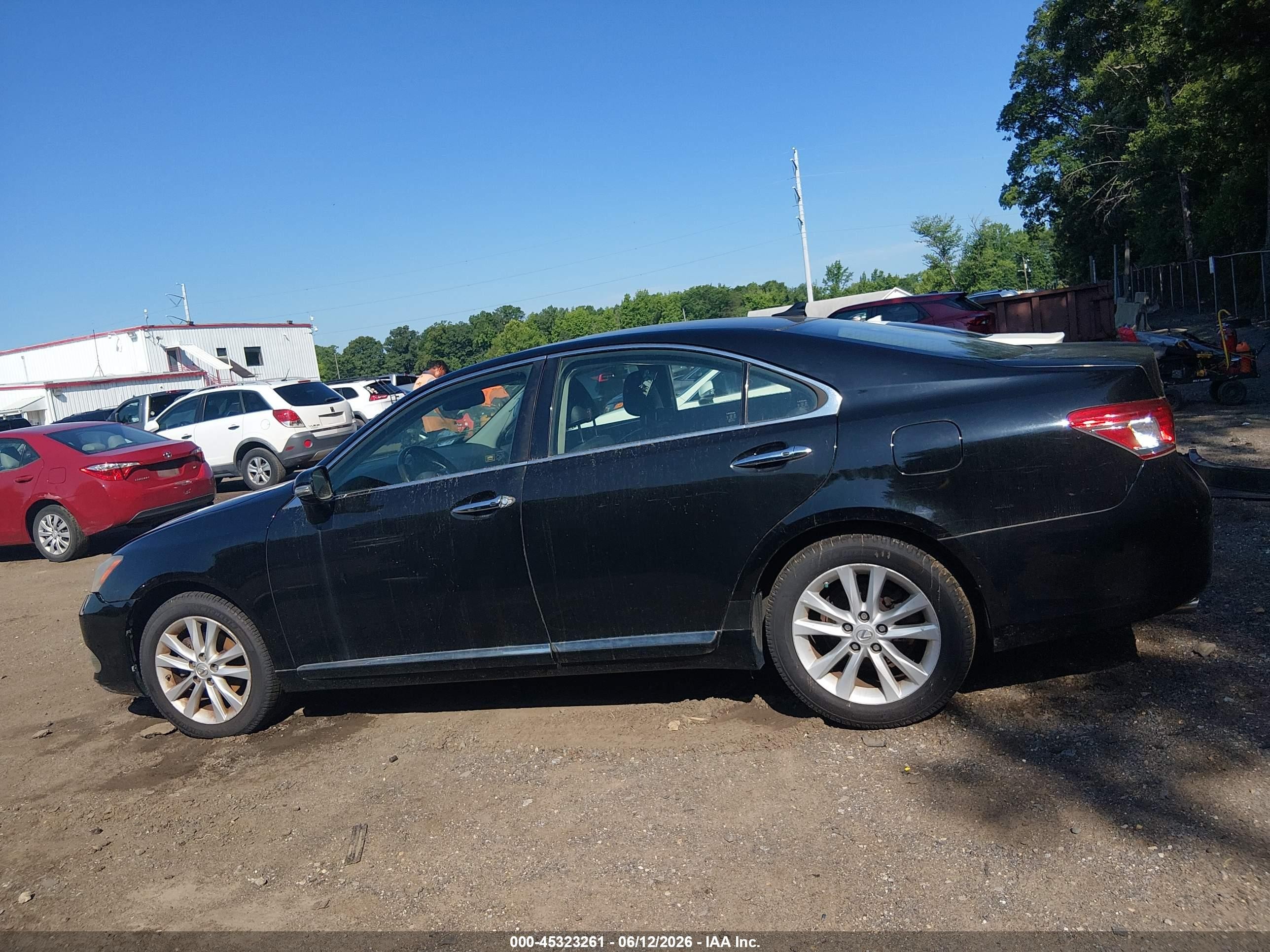 2011 Lexus Es 350 Black vin: JTHBK1EG9B2467292