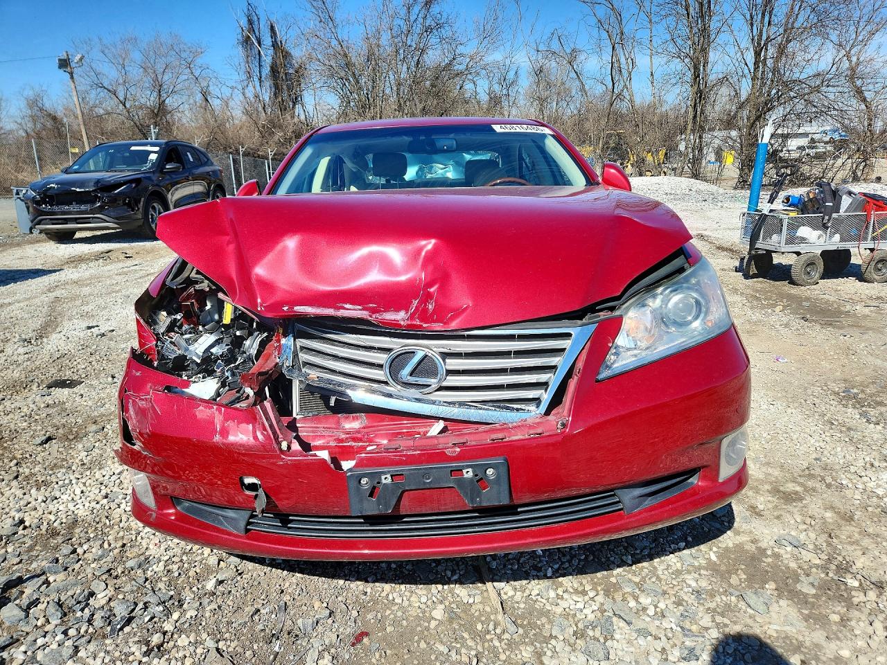 2011 Lexus Es 350 Base Red vin: JTHBK1EG9B2470452