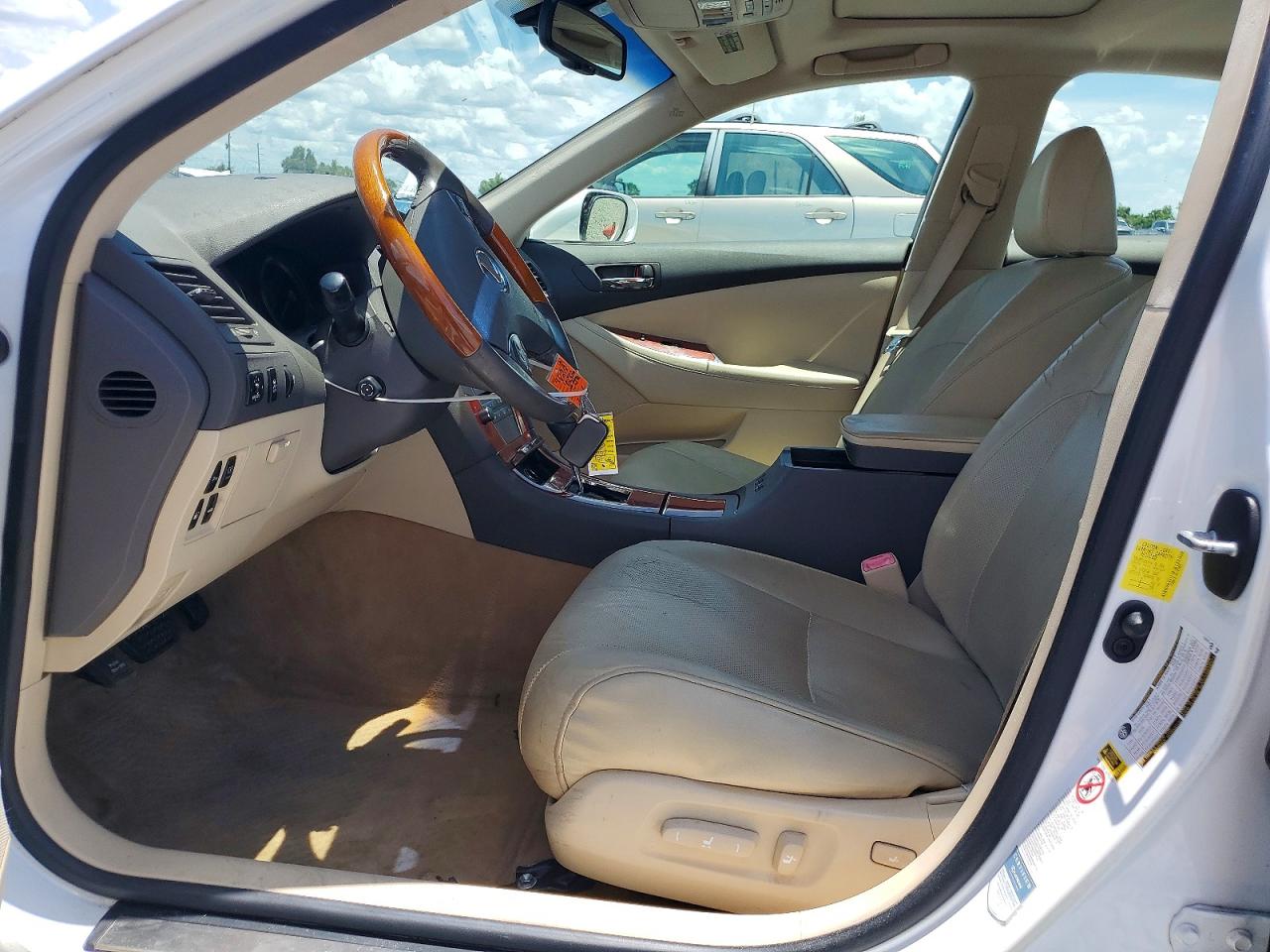 2012 Lexus Es 350 White vin: JTHBK1EG9C2476091
