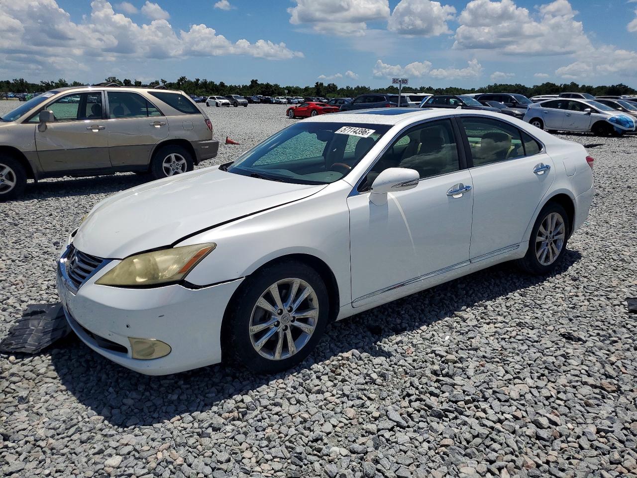 2012 Lexus Es 350 White vin: JTHBK1EG9C2476091