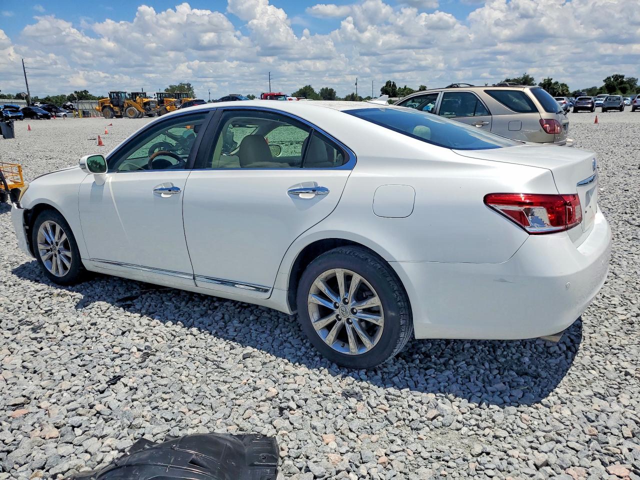 2012 Lexus Es 350 White vin: JTHBK1EG9C2476091