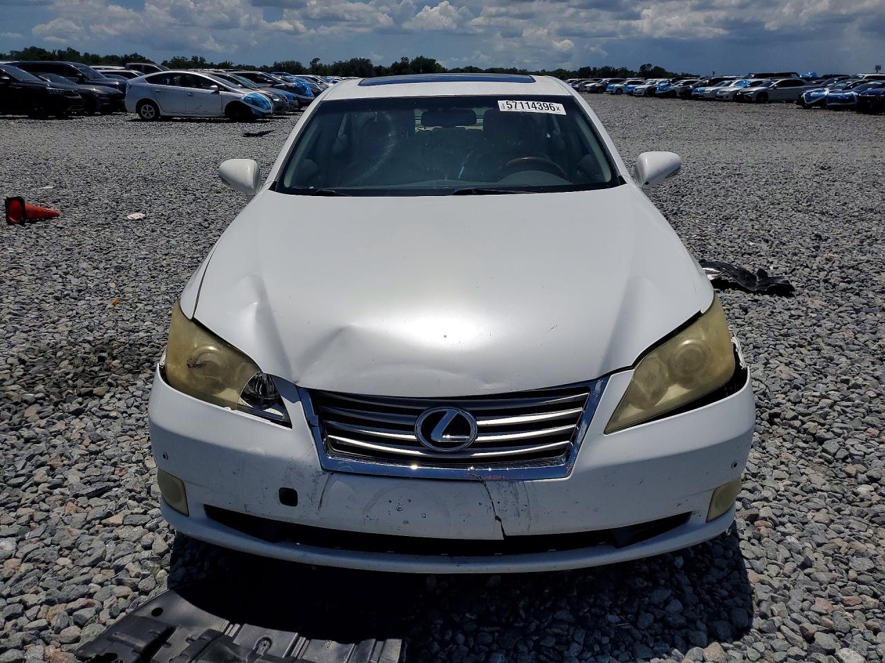 2012 Lexus Es 350 White vin: JTHBK1EG9C2476091