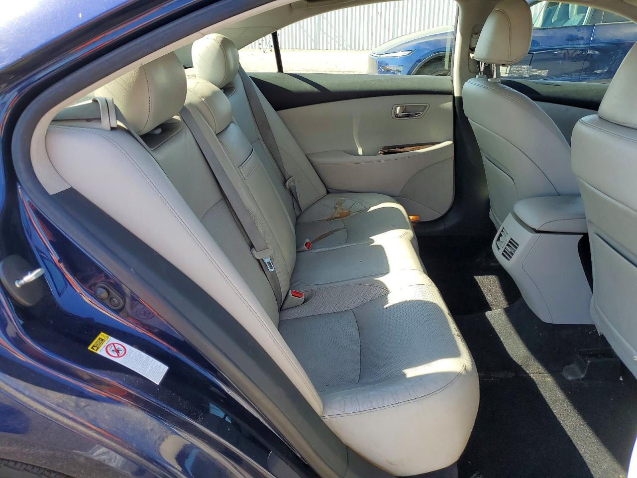 2012 Lexus Es 350 Blue vin: JTHBK1EG9C2492386