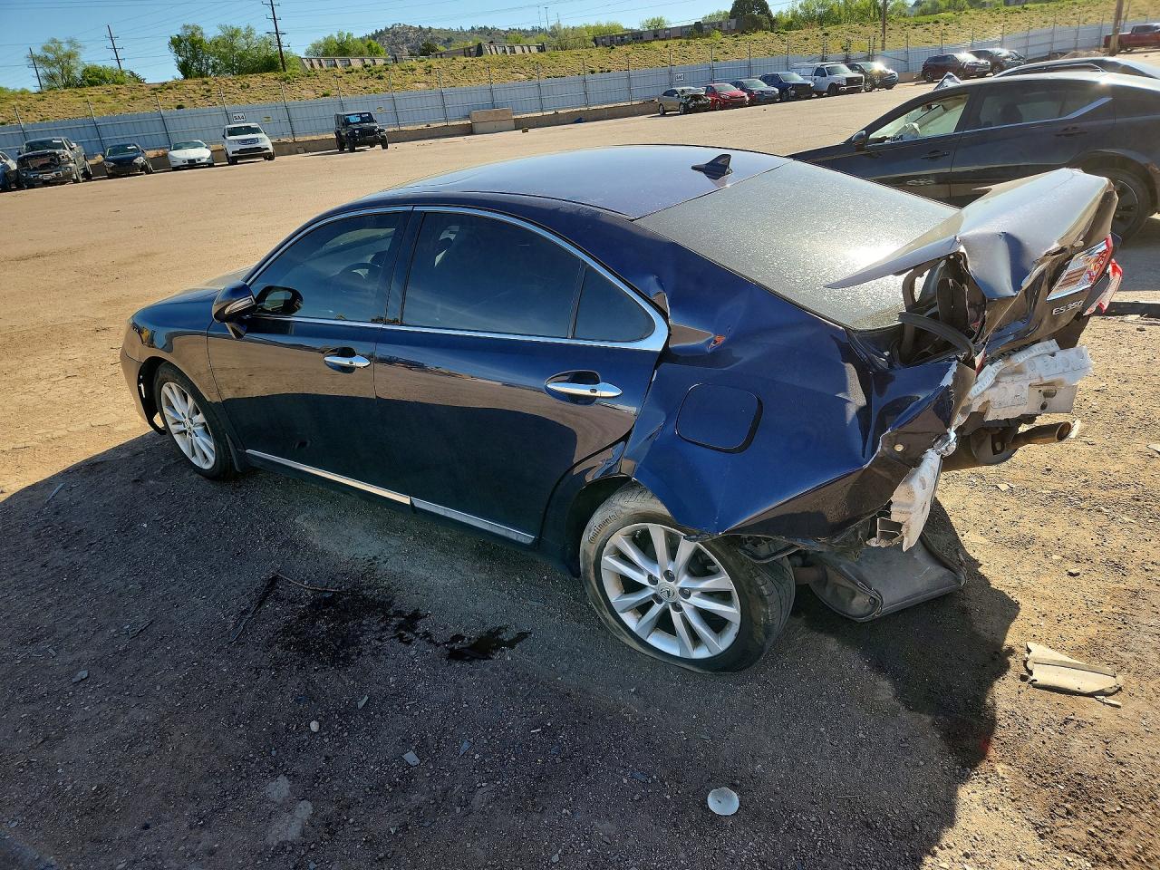 2012 Lexus Es 350 Blue vin: JTHBK1EG9C2493229