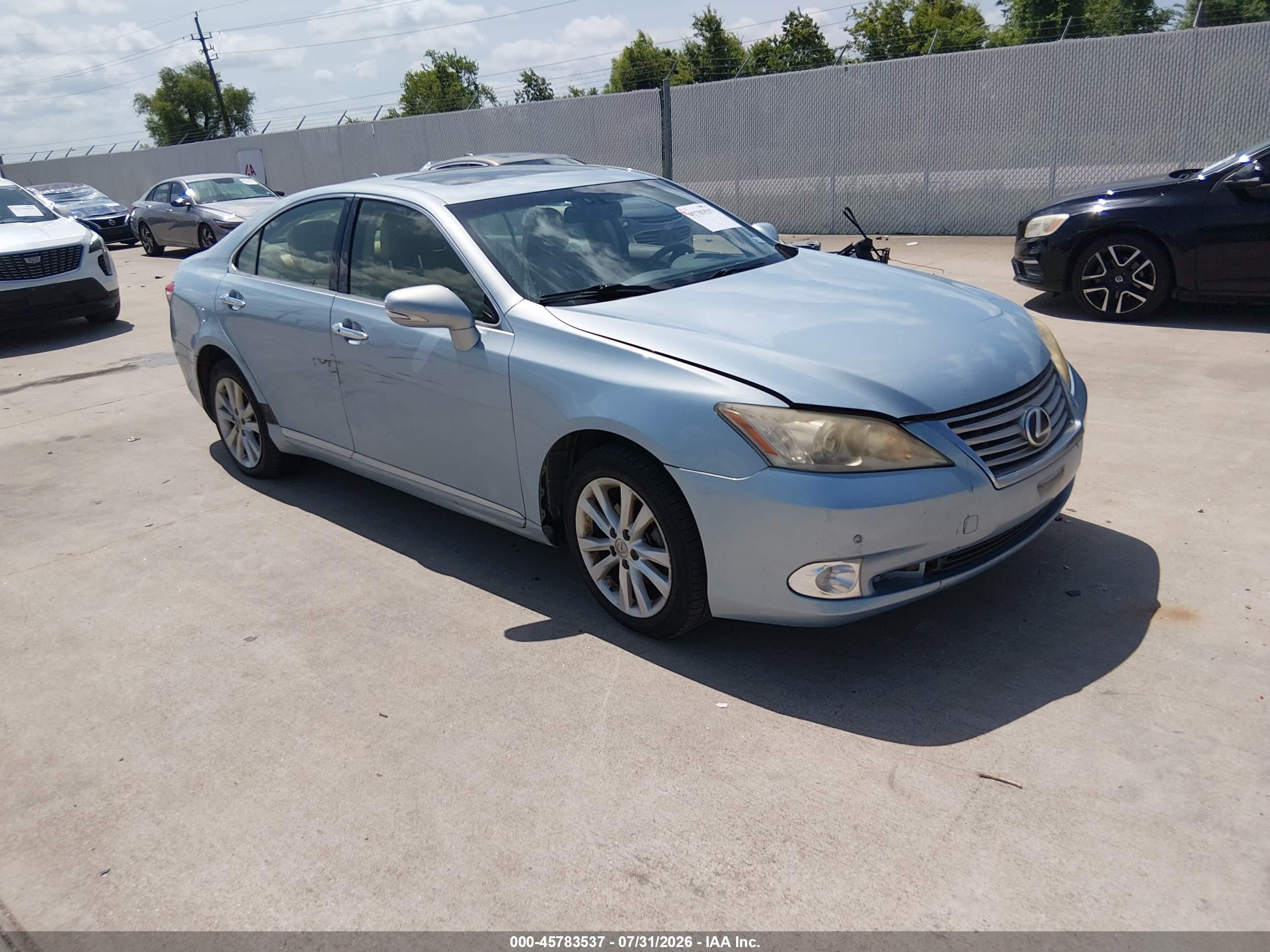 2012 Lexus Es 350   Blue vin: JTHBK1EG9C2505878