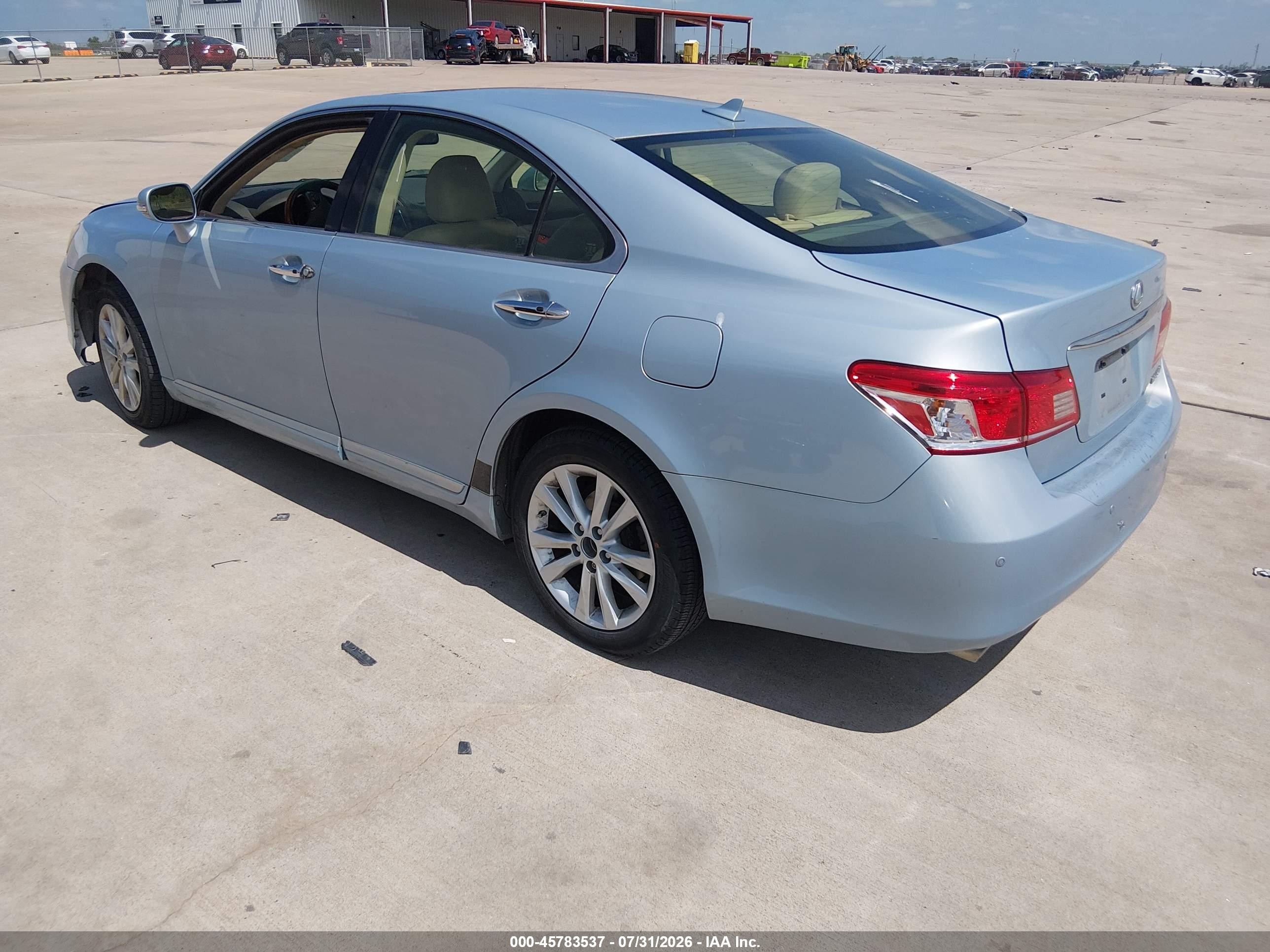 2012 Lexus Es 350   Blue vin: JTHBK1EG9C2505878