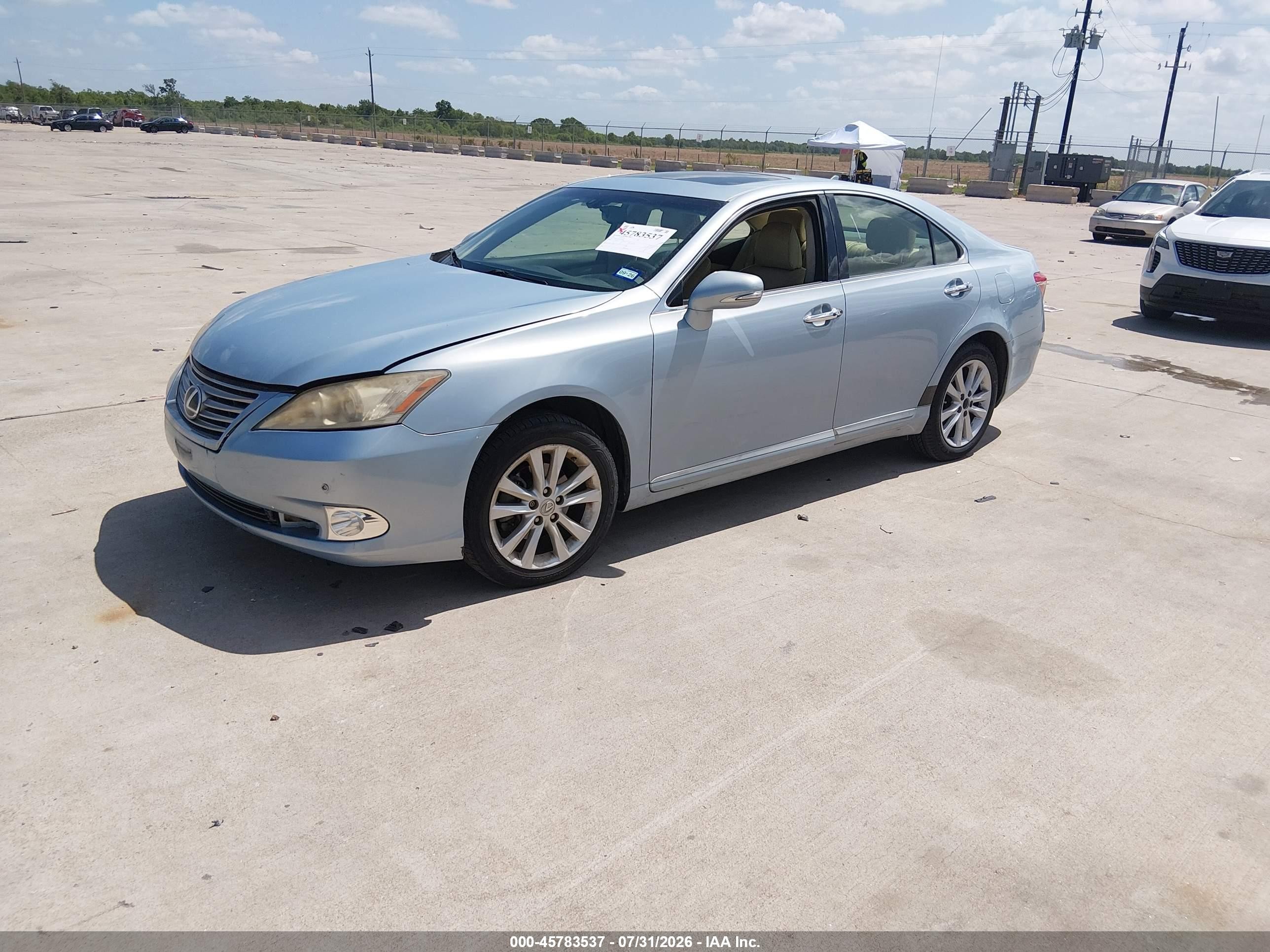 2012 Lexus Es 350   Blue vin: JTHBK1EG9C2505878