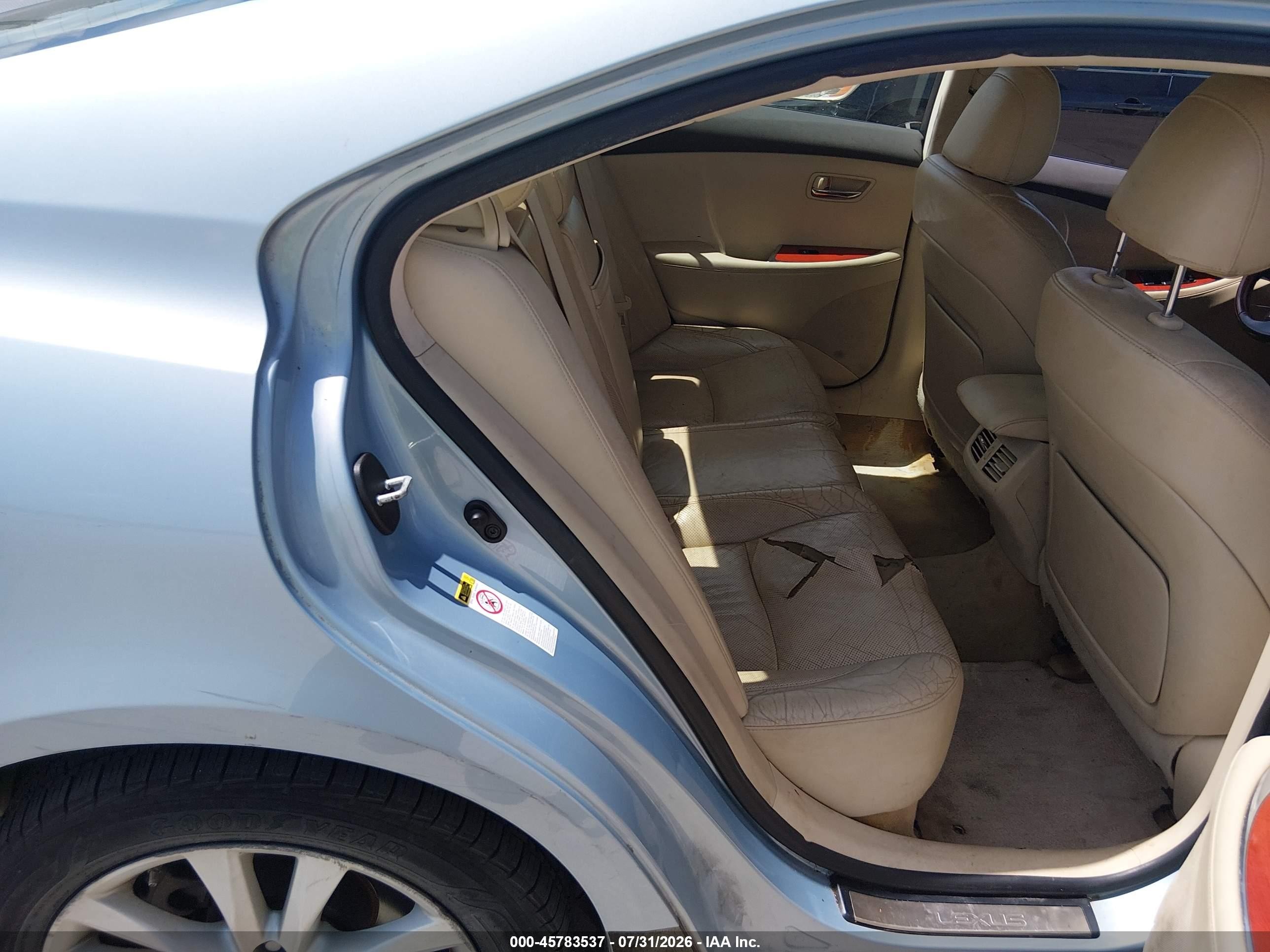 2012 Lexus Es 350   Blue vin: JTHBK1EG9C2505878