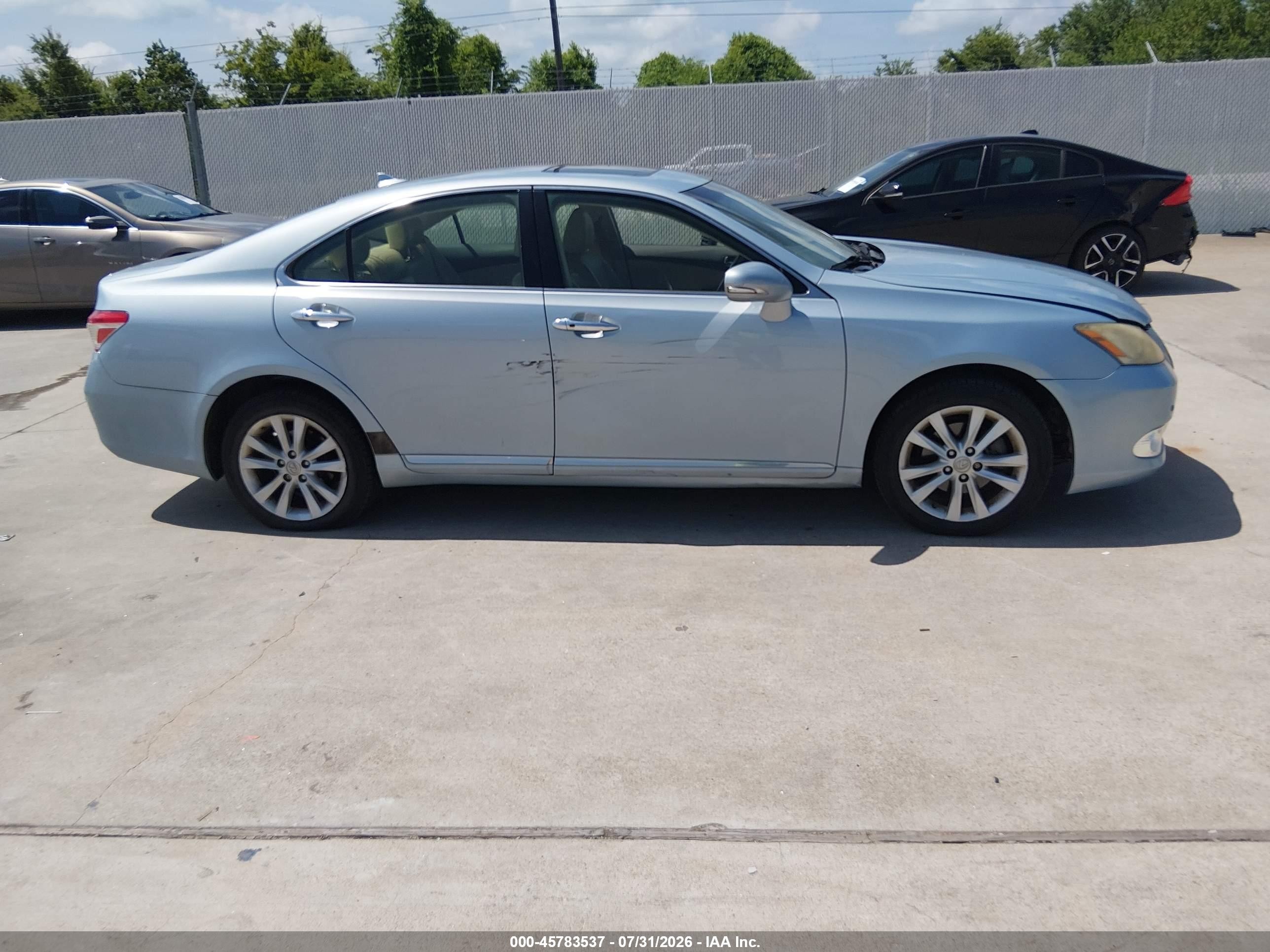 2012 Lexus Es 350   Blue vin: JTHBK1EG9C2505878