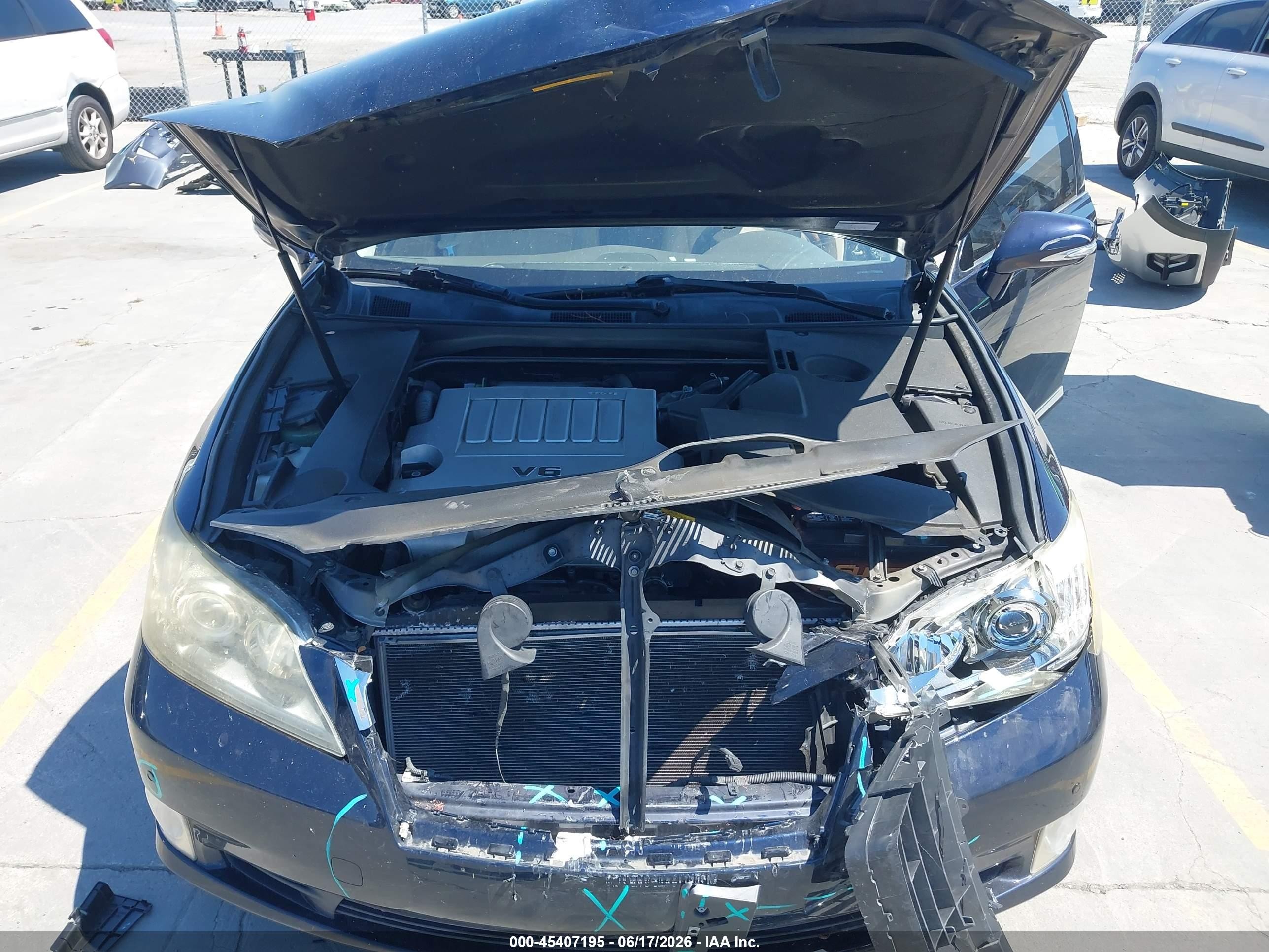 2010 Lexus Es 350   Dark Blue vin: JTHBK1EGXA2350707