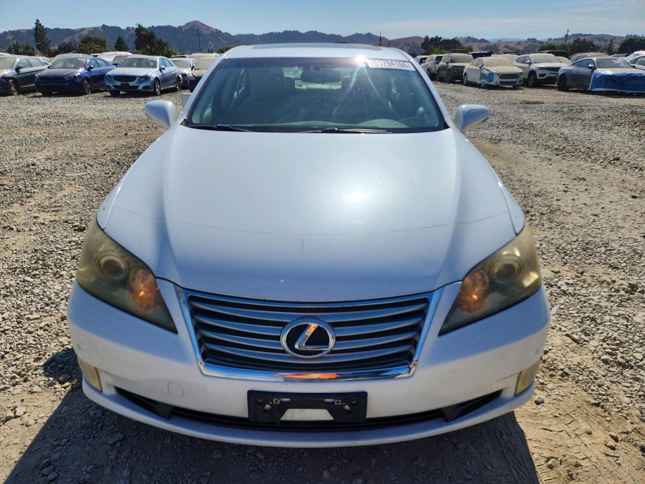 2010 Lexus Es 350 White vin: JTHBK1EGXA2359858