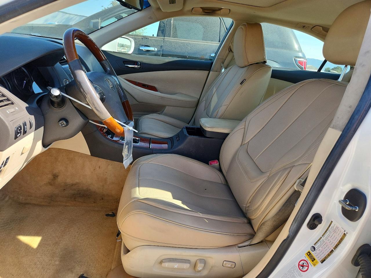 2010 Lexus Es 350 White vin: JTHBK1EGXA2359858