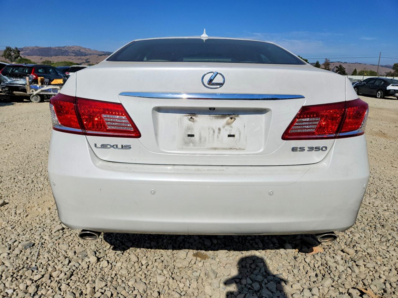 2010 Lexus Es 350 White vin: JTHBK1EGXA2359858