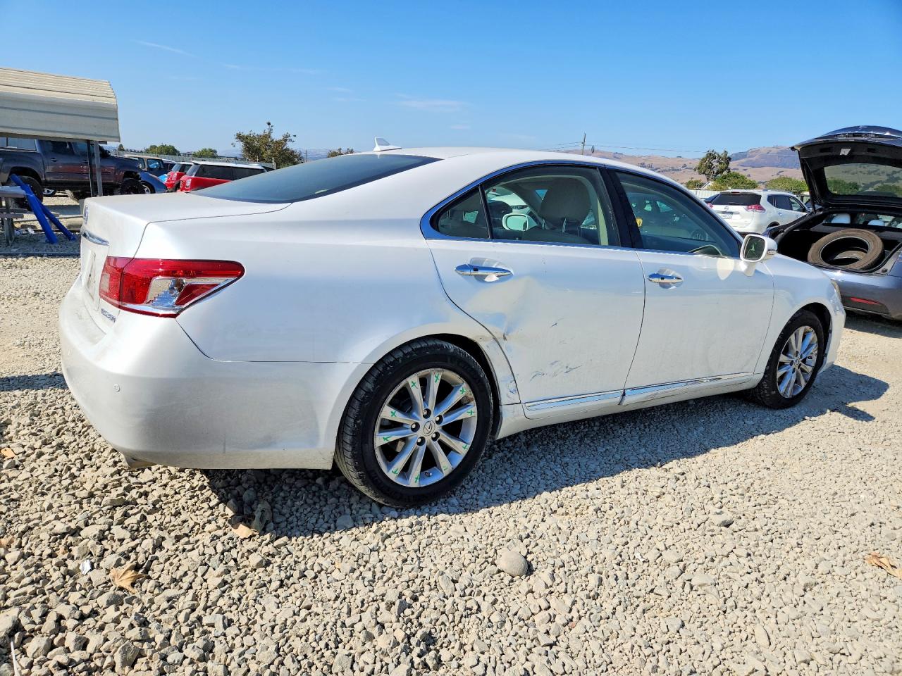 2010 Lexus Es 350 White vin: JTHBK1EGXA2359858