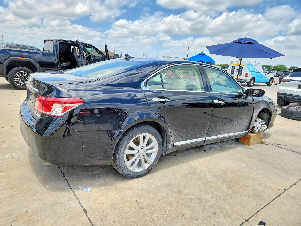 2010 Lexus Es 350 Черный vin: JTHBK1EGXA2366602