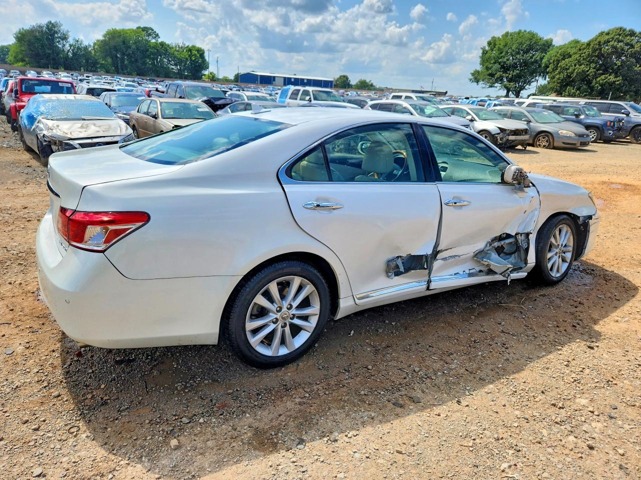 2010 Lexus Es 350 Белый vin: JTHBK1EGXA2376238