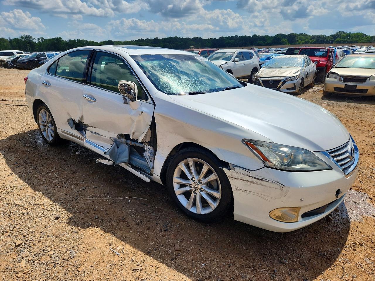 2010 Lexus Es 350 Белый vin: JTHBK1EGXA2376238