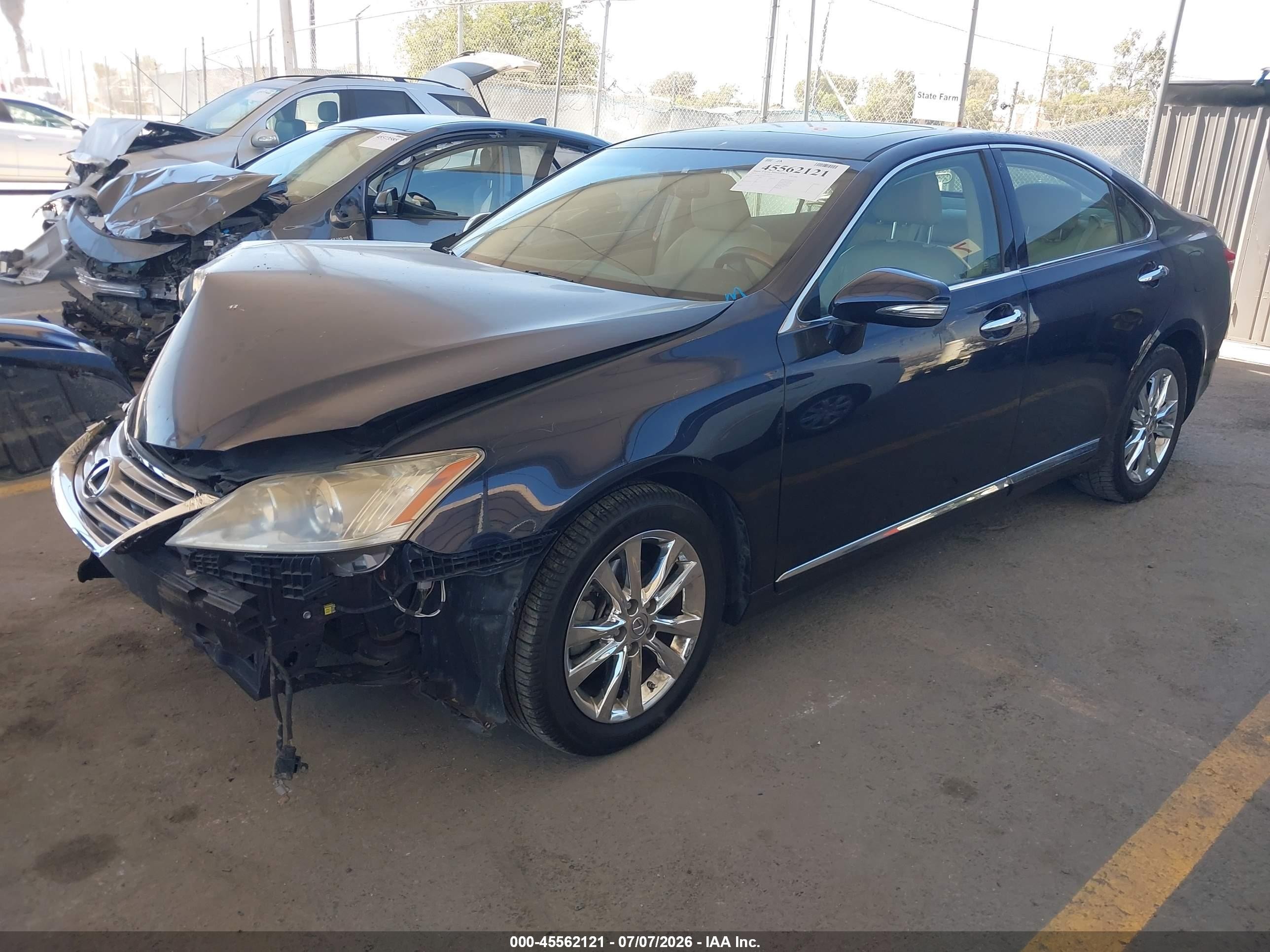 2010 Lexus Es 350 Gray vin: JTHBK1EGXA2379771