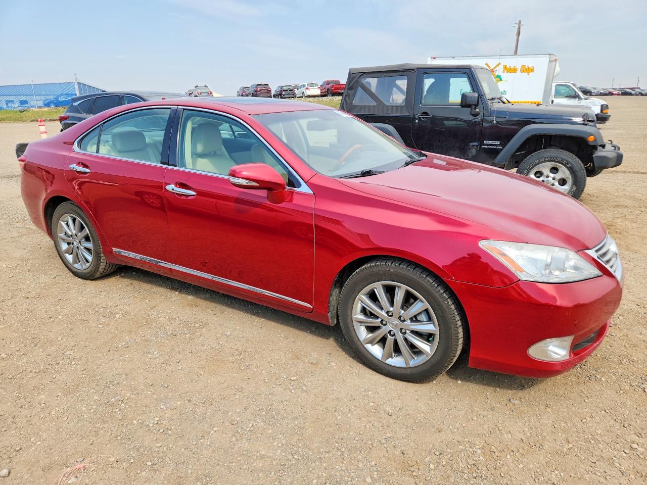 2010 Lexus Es 350 Red vin: JTHBK1EGXA2387756