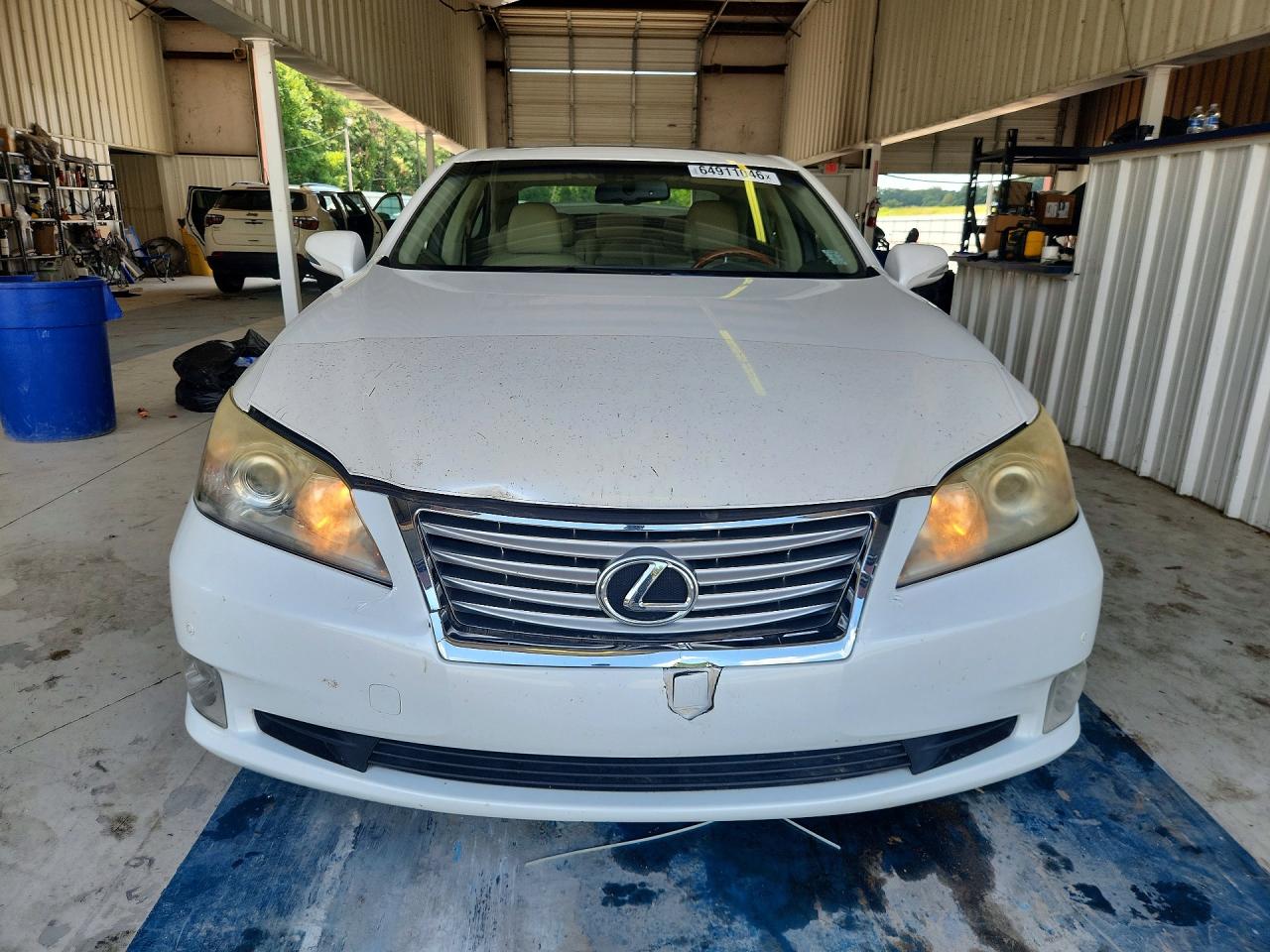 2010 Lexus Es 350 White vin: JTHBK1EGXA2391094