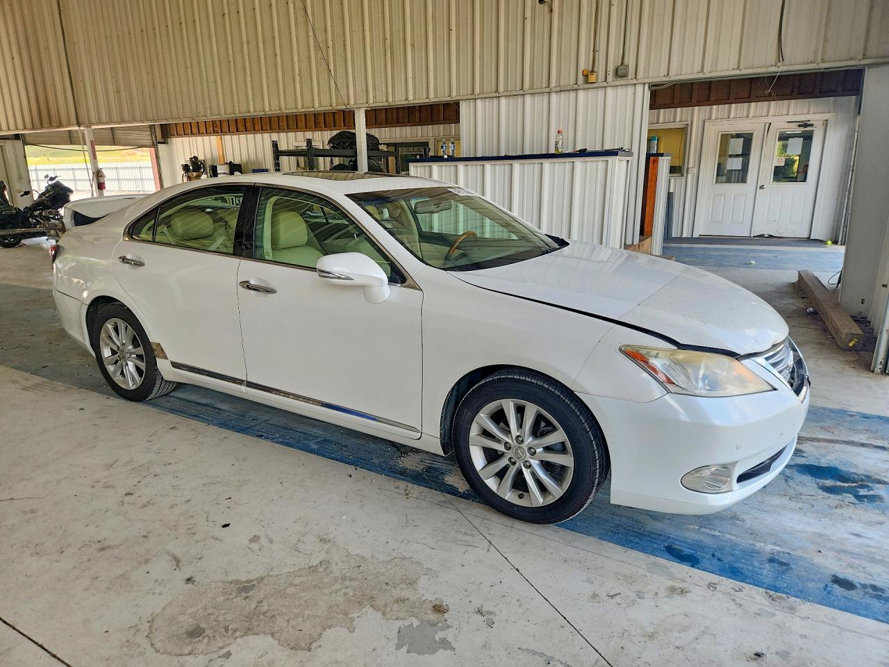 2010 Lexus Es 350 White vin: JTHBK1EGXA2391094