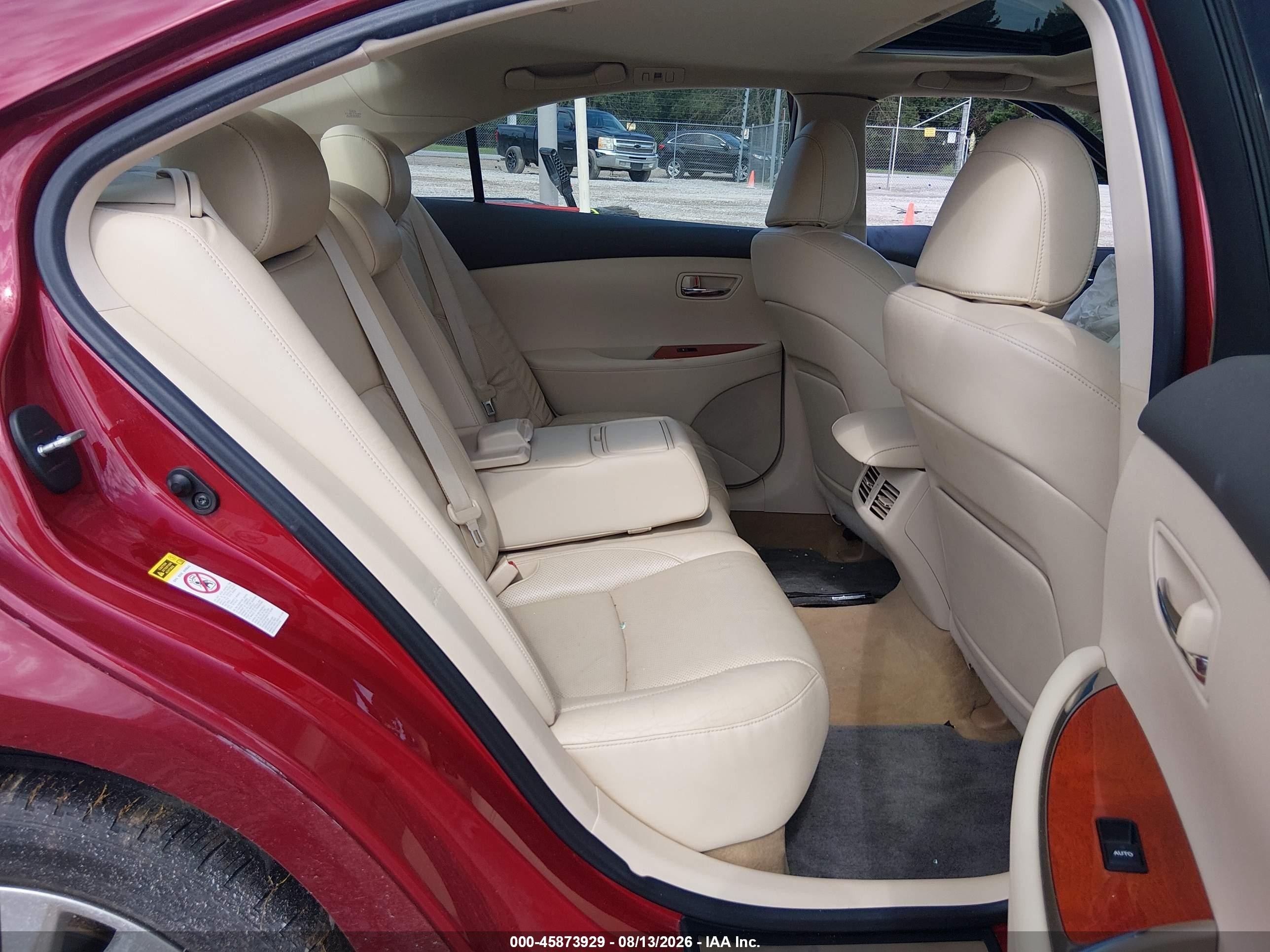 2010 Lexus Es 350   Maroon vin: JTHBK1EGXA2391886
