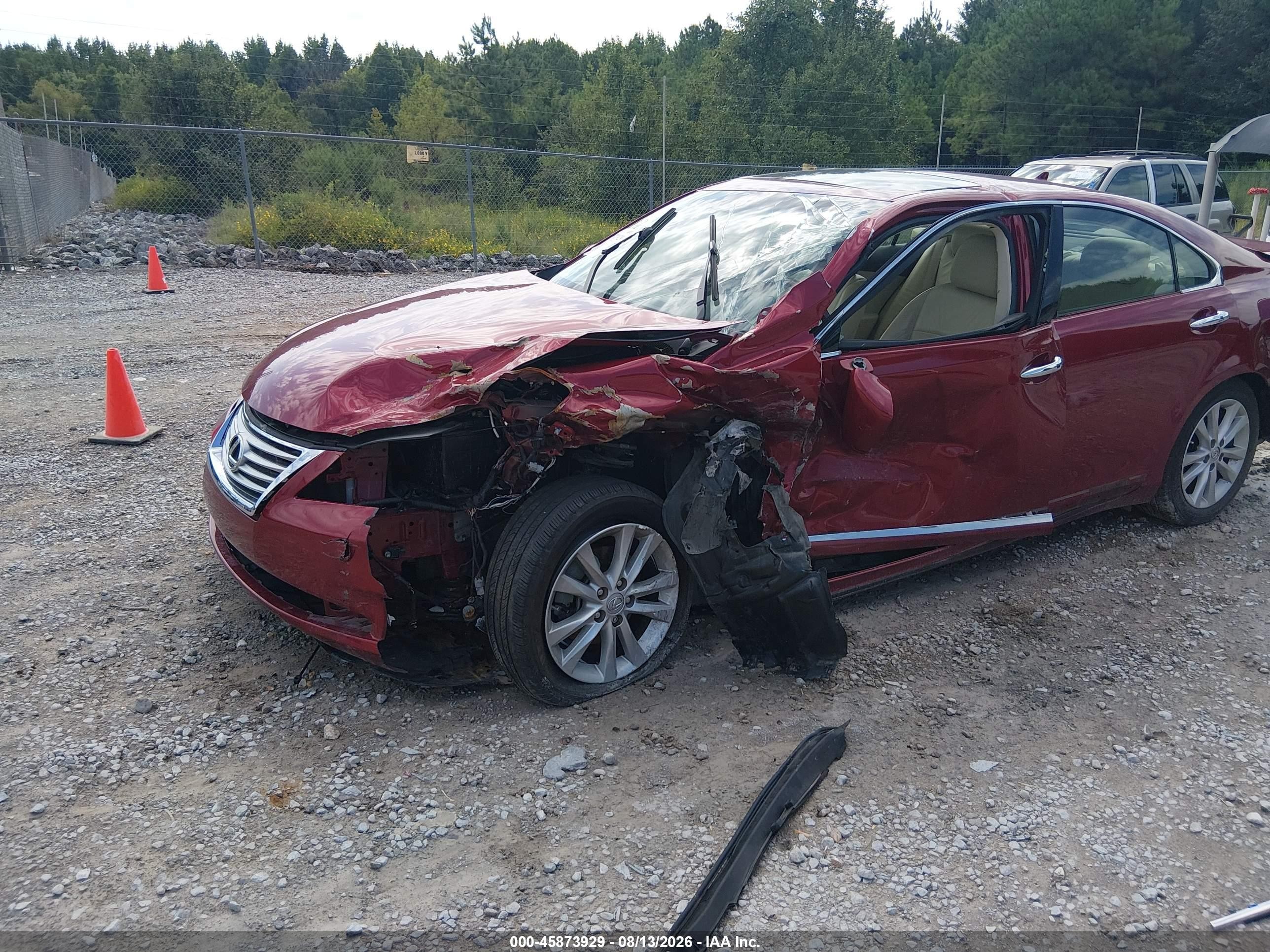 2010 Lexus Es 350   Maroon vin: JTHBK1EGXA2391886