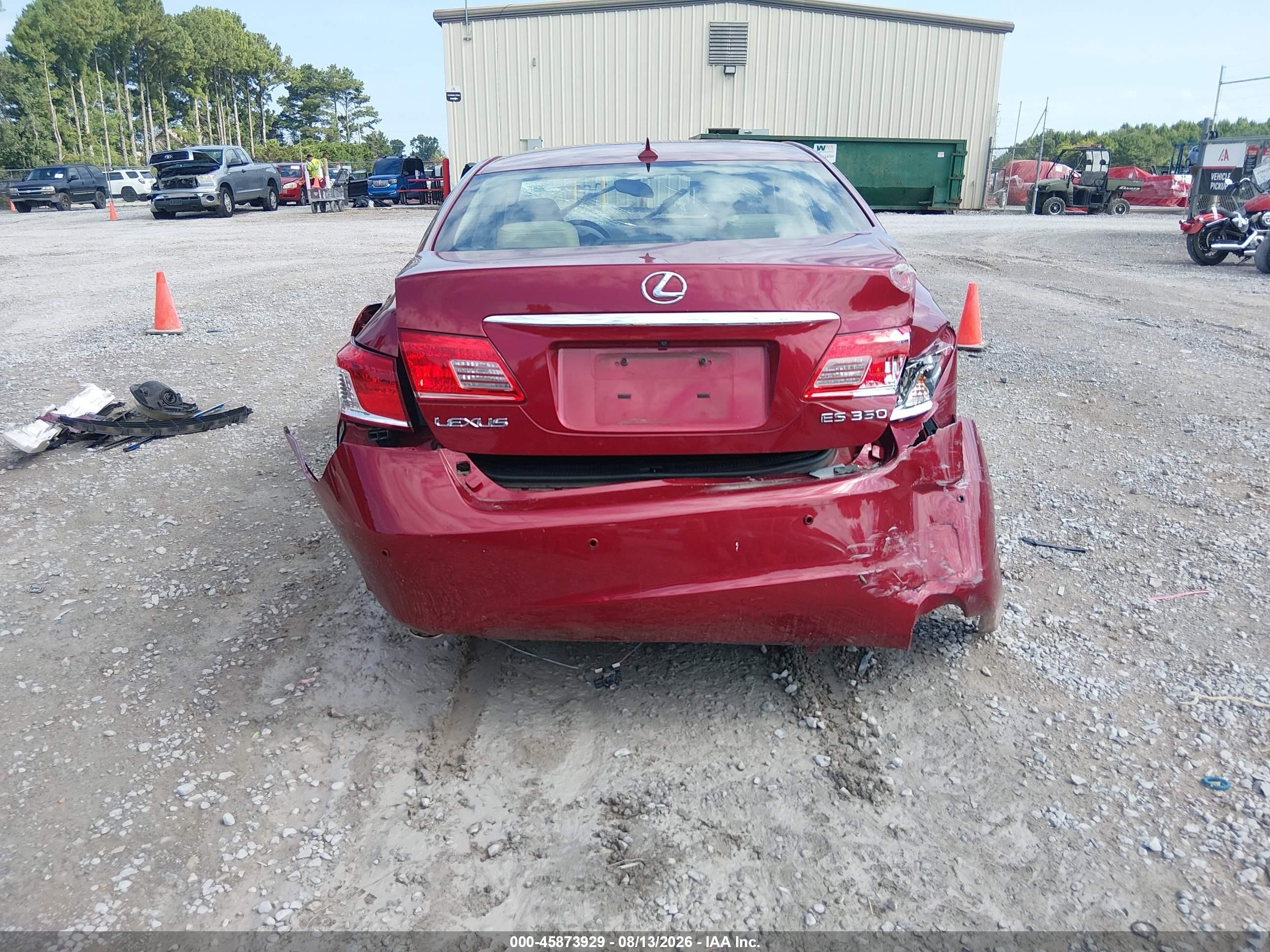 2010 Lexus Es 350   Maroon vin: JTHBK1EGXA2391886