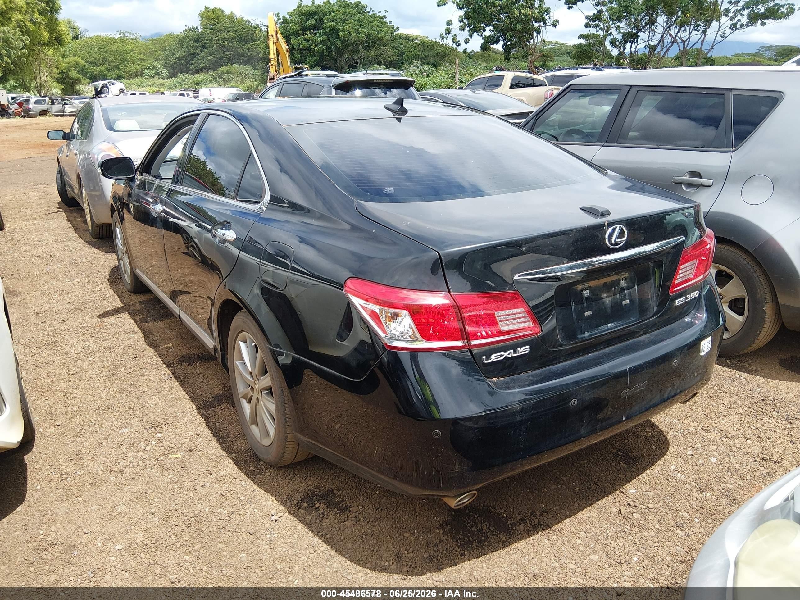 2010 Lexus Es 350   Черный vin: JTHBK1EGXA2396392