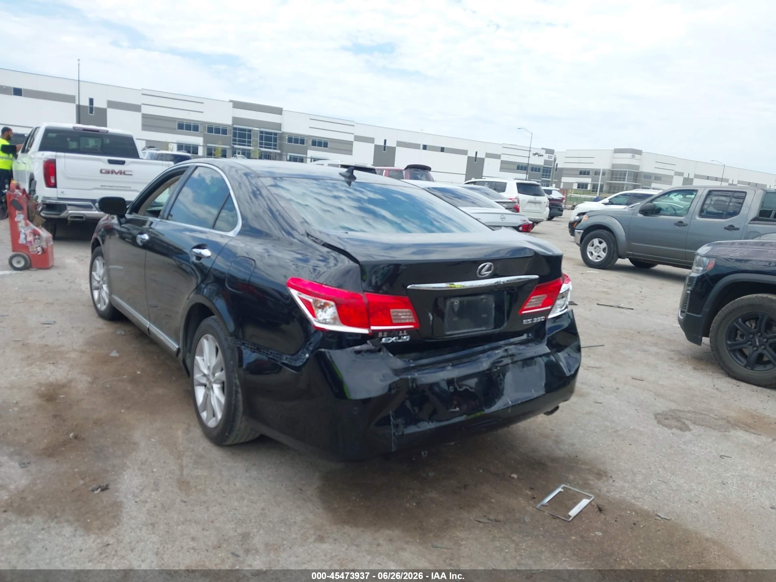 2010 Lexus Es 350   Black vin: JTHBK1EGXA2401025