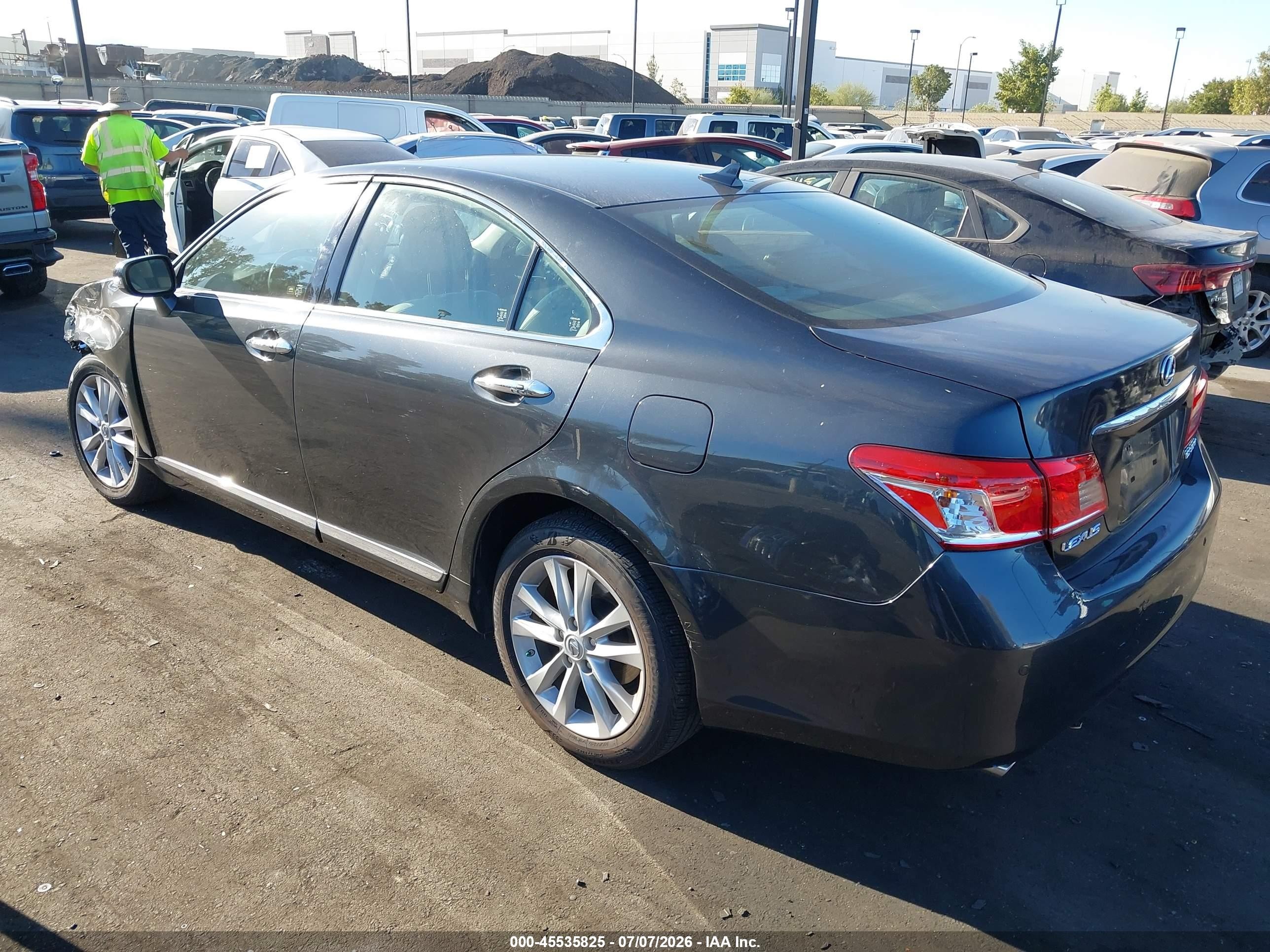 2011 Lexus Es 350   Gray vin: JTHBK1EGXB2428856