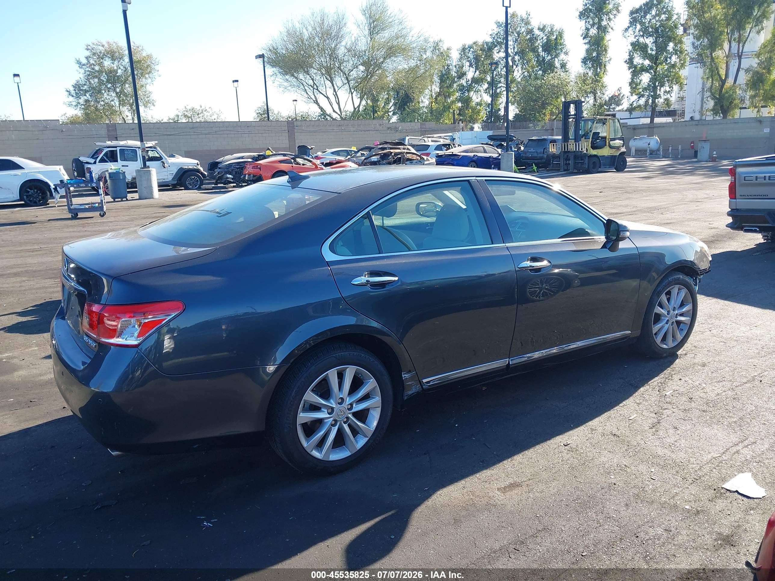 2011 Lexus Es 350   Gray vin: JTHBK1EGXB2428856