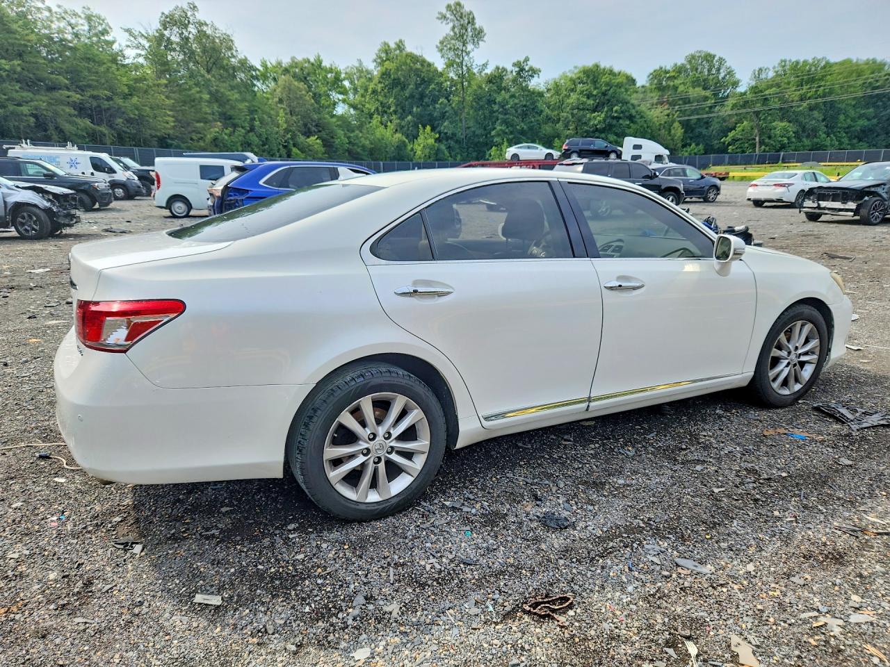 2011 Lexus Es 350 White vin: JTHBK1EGXB2431353