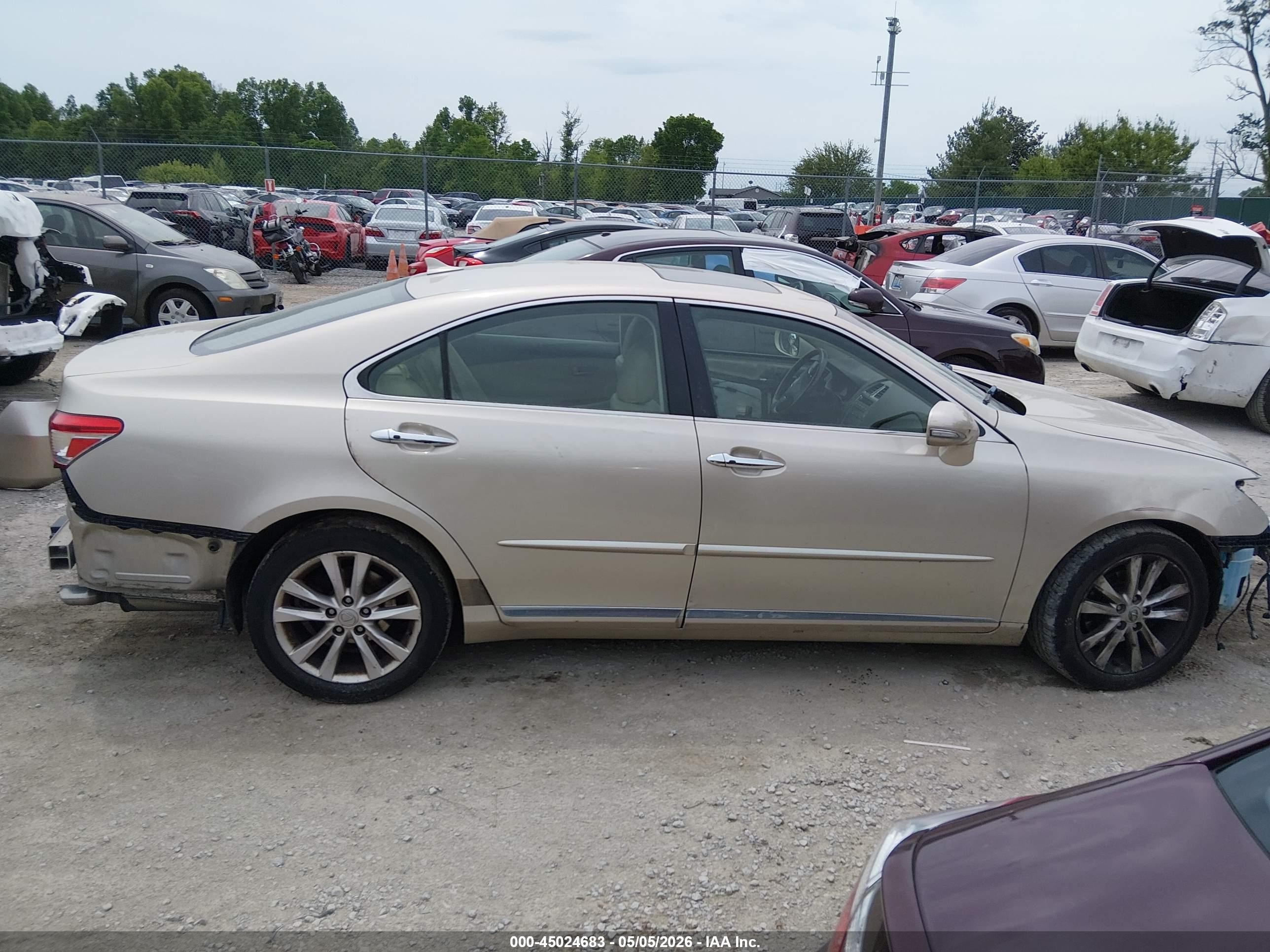 2011 Lexus Es 350   Champagne vin: JTHBK1EGXB2448055