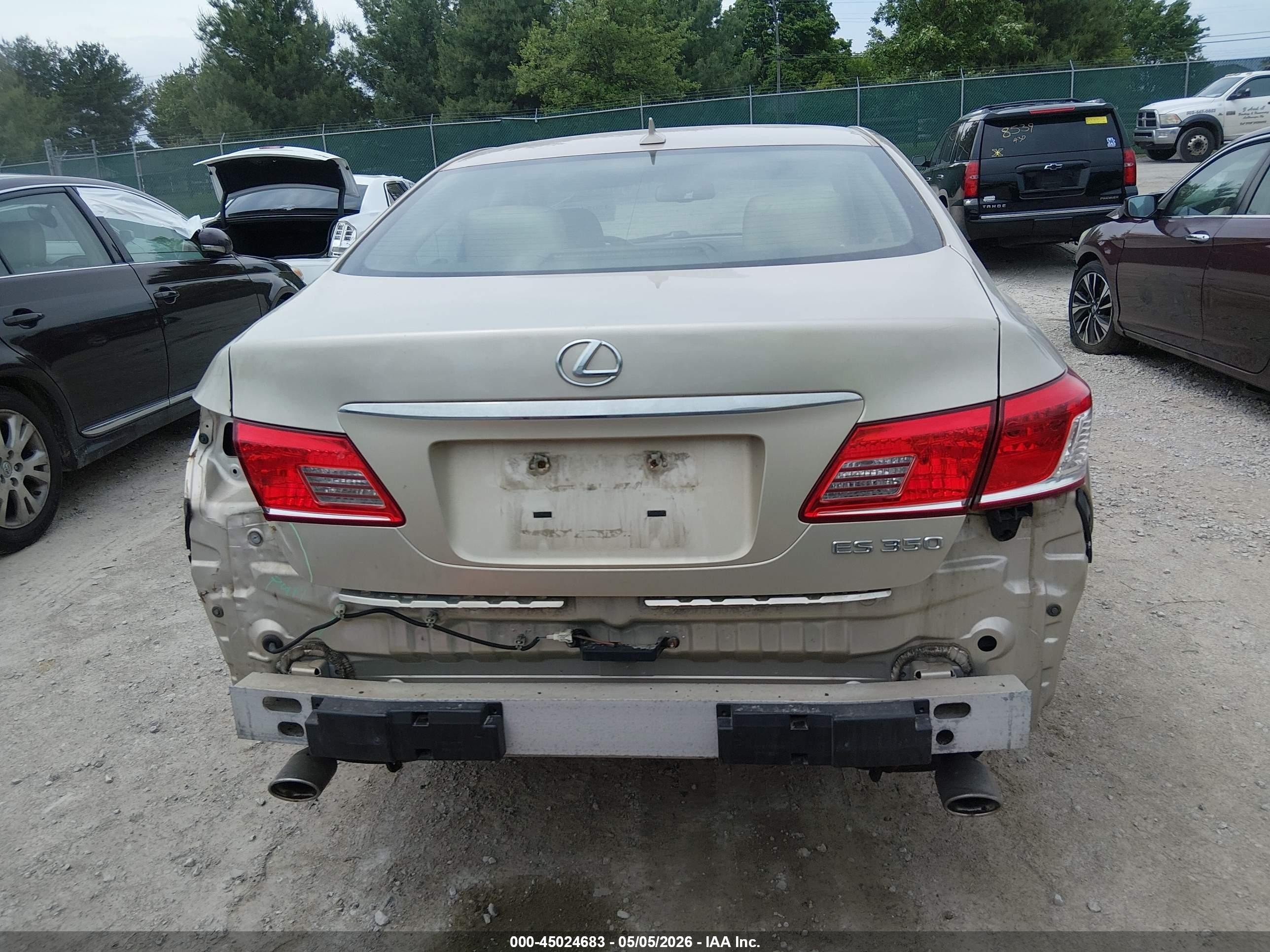 2011 Lexus Es 350   Champagne vin: JTHBK1EGXB2448055