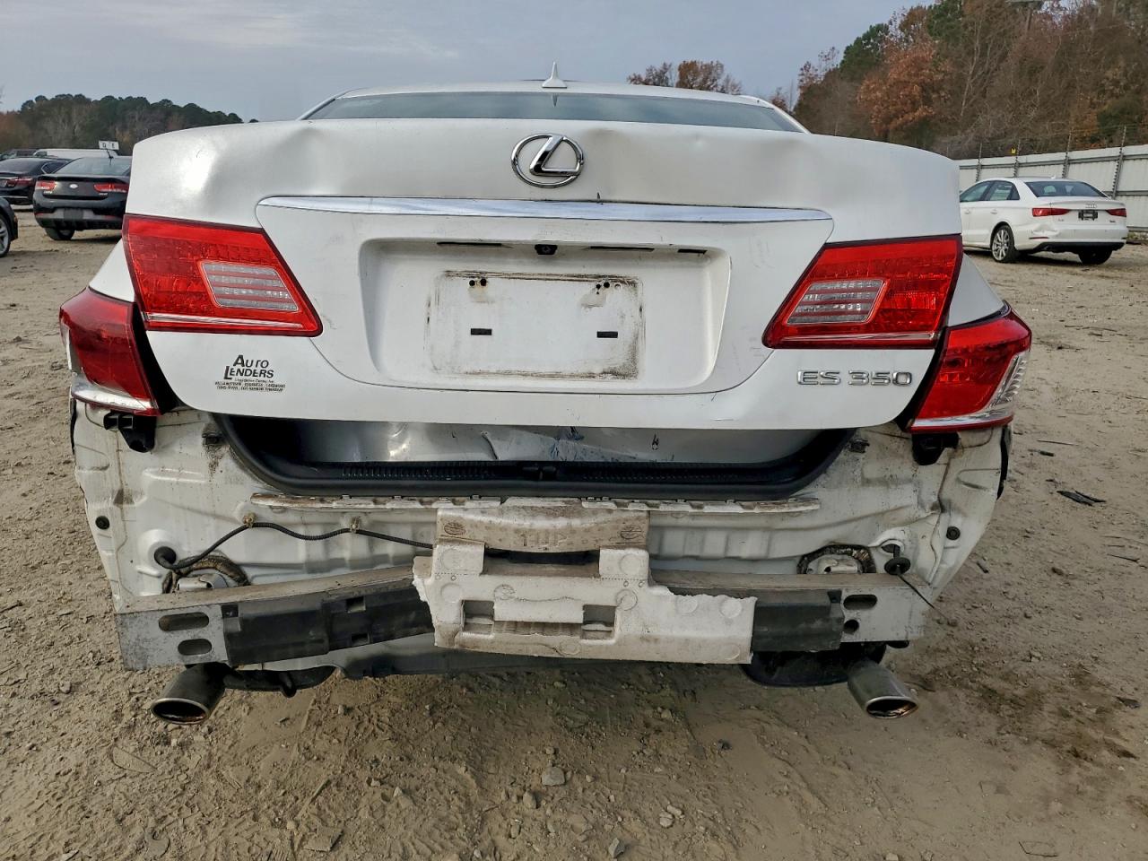 2011 Lexus Es 350 White vin: JTHBK1EGXB2466796